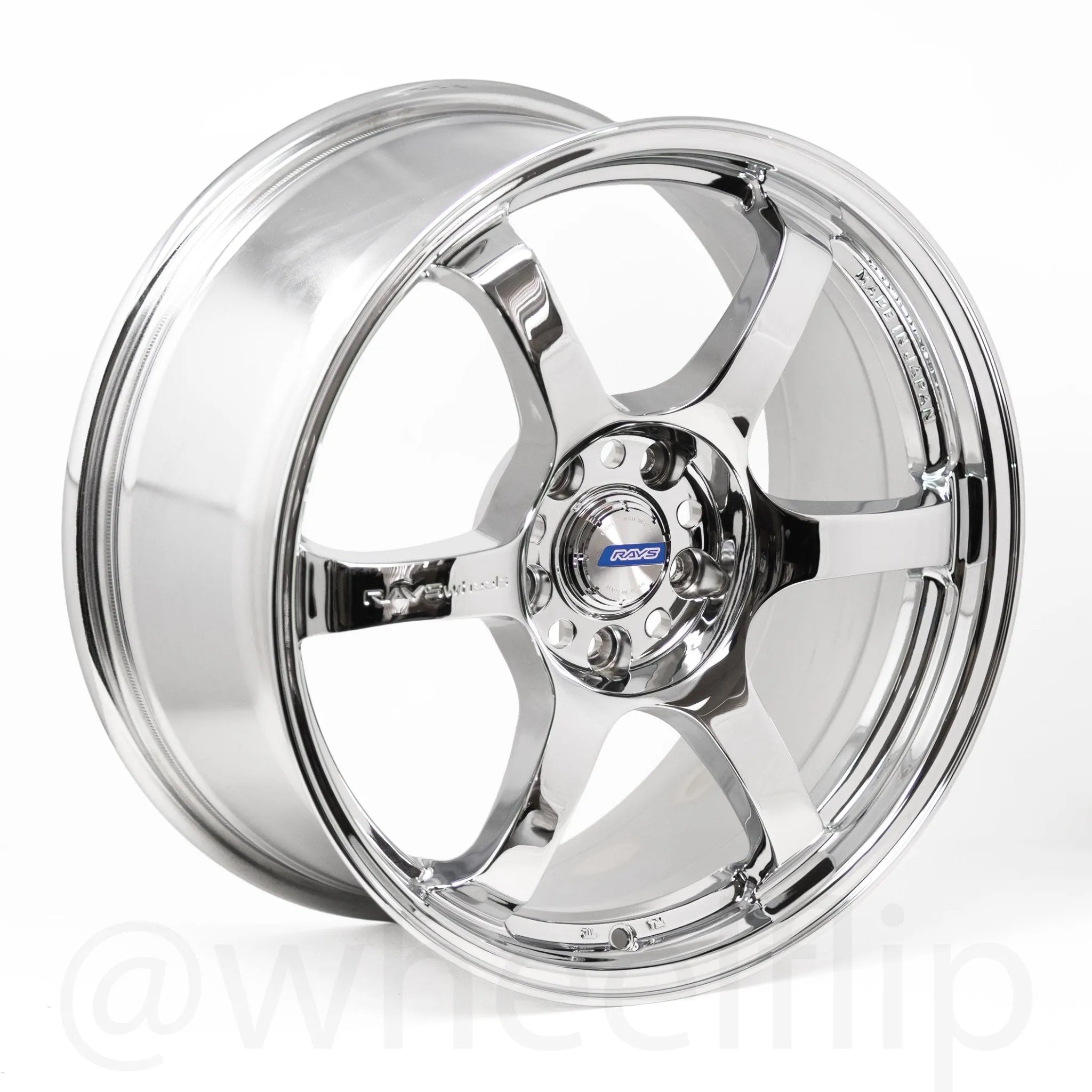 Gram Lights 57DR 18x8.5 +37 5x114.3 Chrome Plated Wheels – WheelFlip