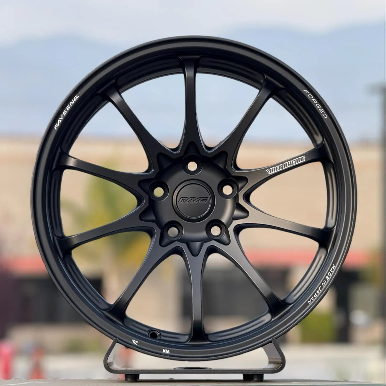 Volk Racing CE28N-Plus 18x9.5 +22 5x114.3 Matte Black – WheelFlip