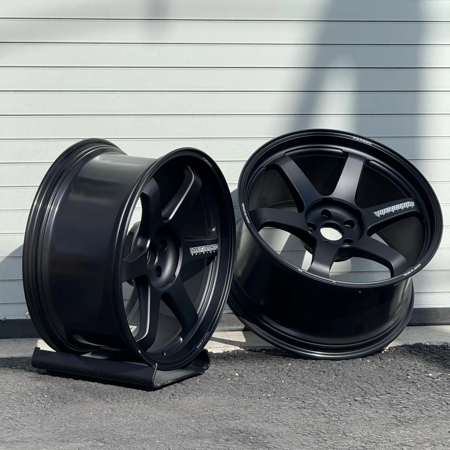 Volk TE37 Ultra M 20x10 / 20x11 +15 5x112 Matte Black Wheels 
