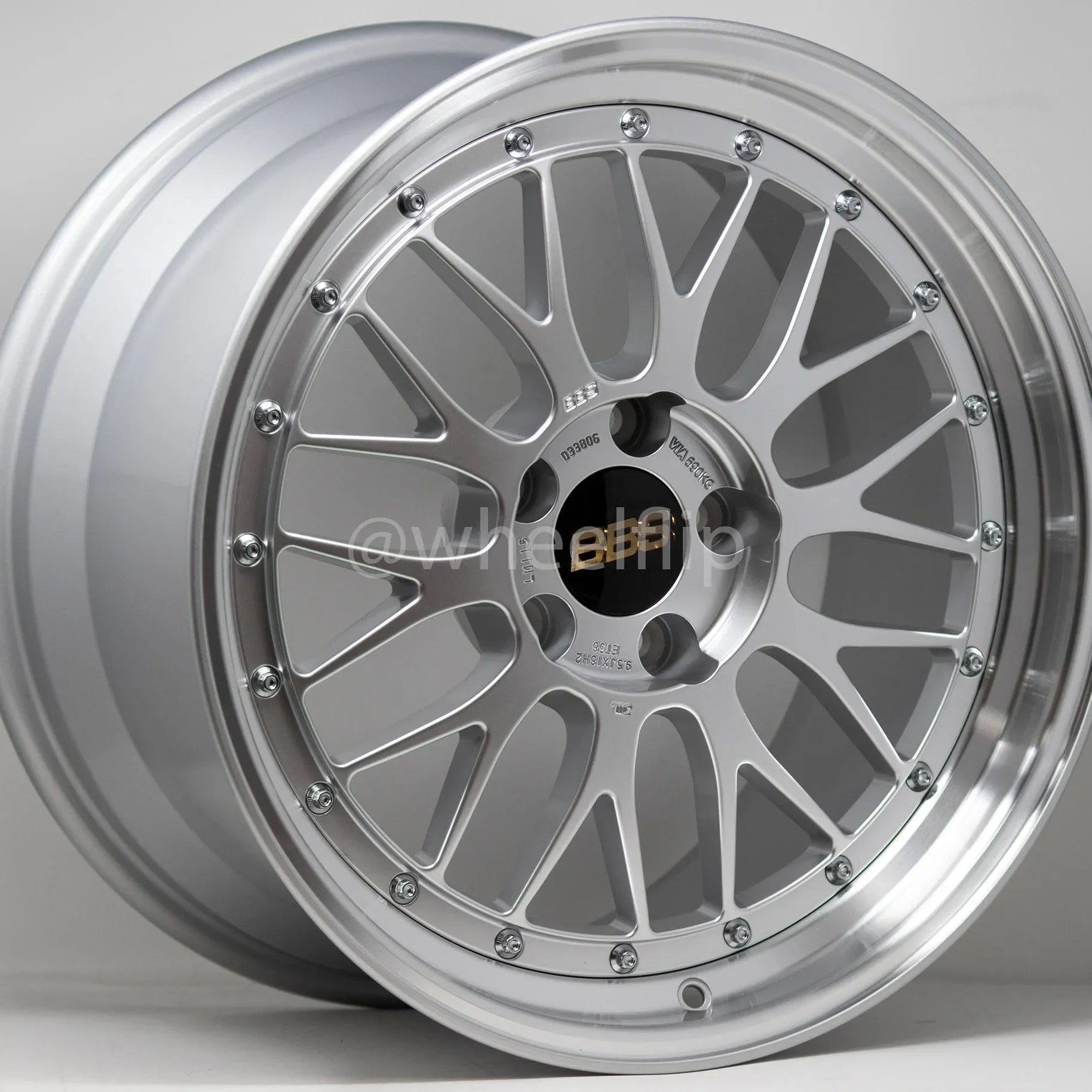 BBS LM 18x9.5 +38 5x114.3 Diamond Silver – WheelFlip