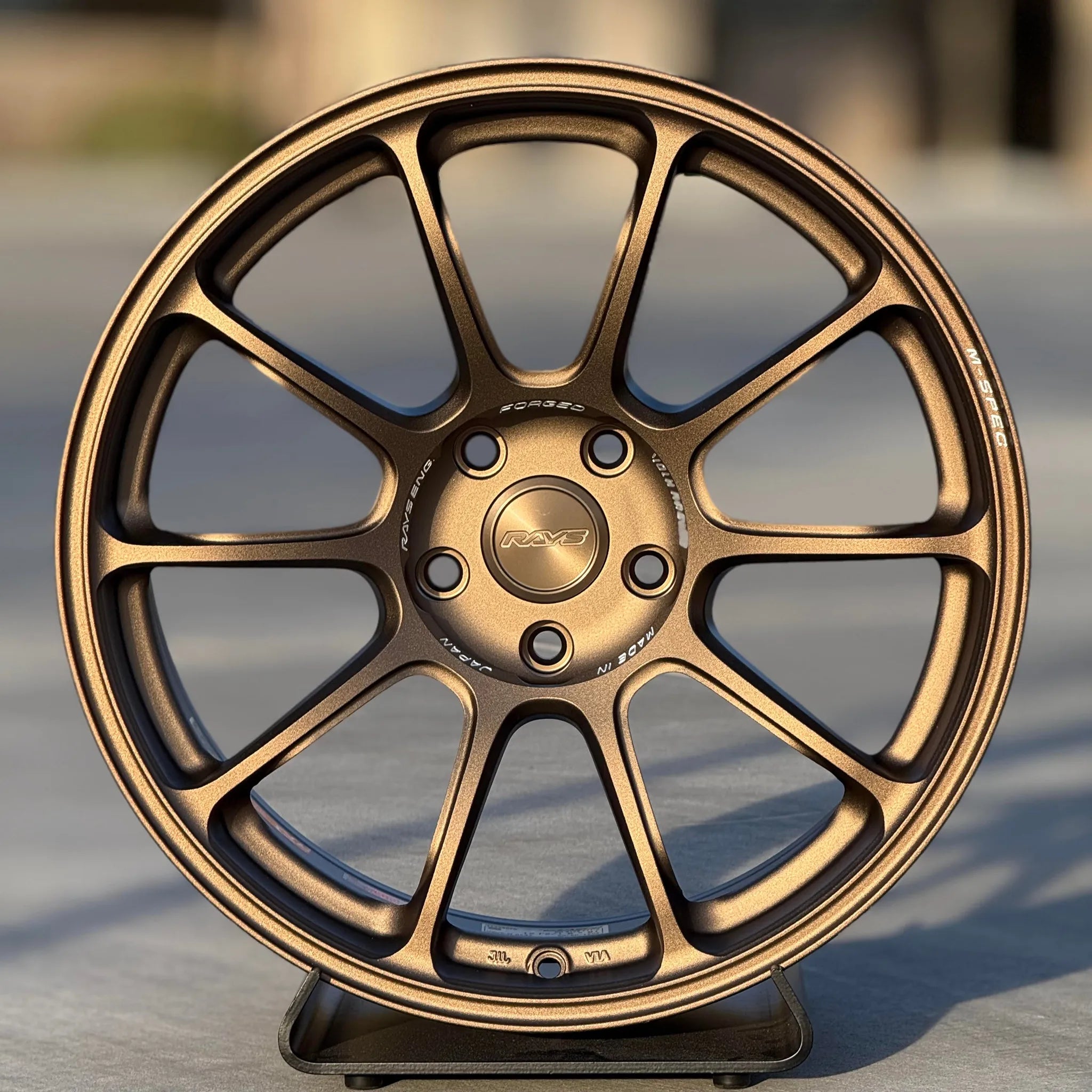 Volk Racing ZE40 M-Spec 18x9.5 +21 5x114.3 Bronze – WheelFlip Volk Racing ZE40 M-Spec 18x9.5 +21 5x114.3 Bronze – WheelFlip