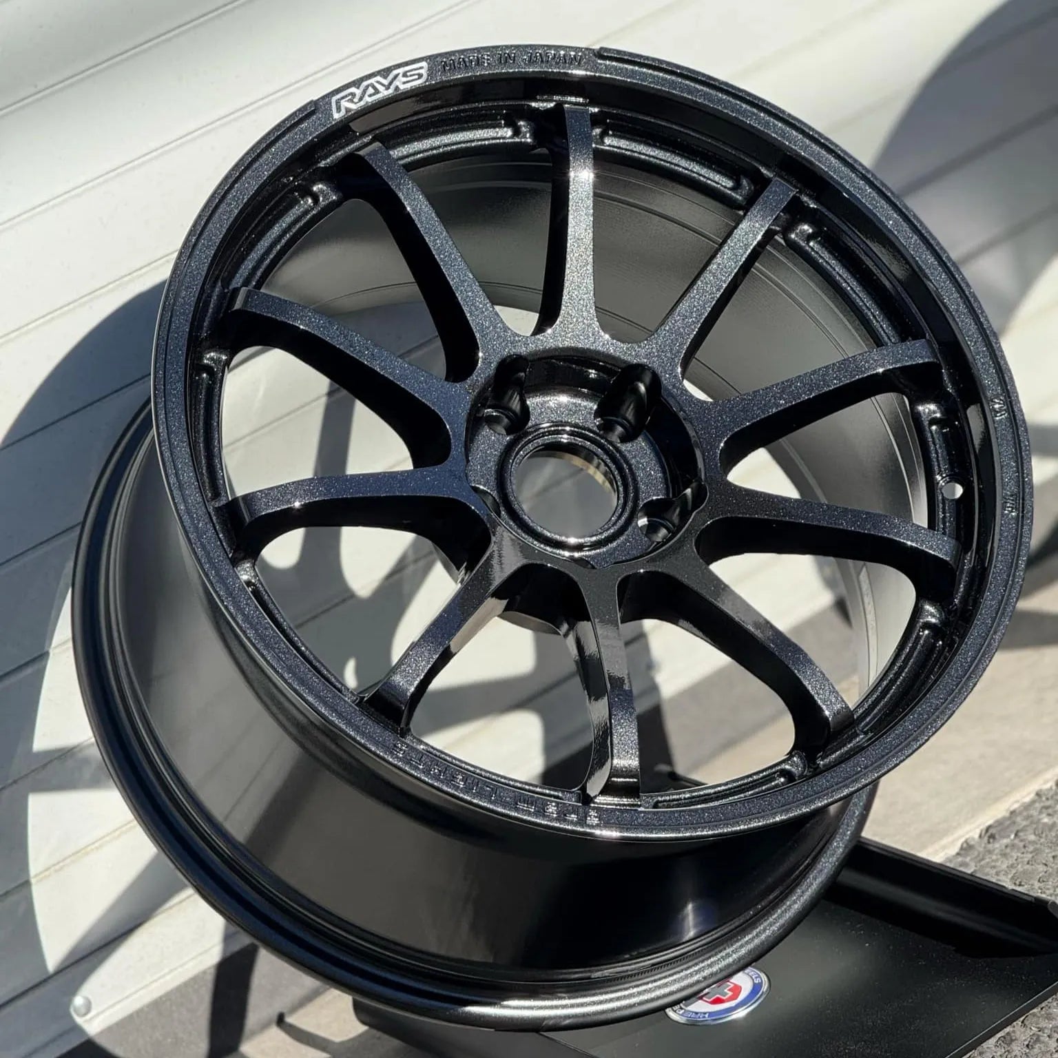 Gram Lights 57NR 18x9.5 +22 5x114.3 Glass Black – WheelFlip