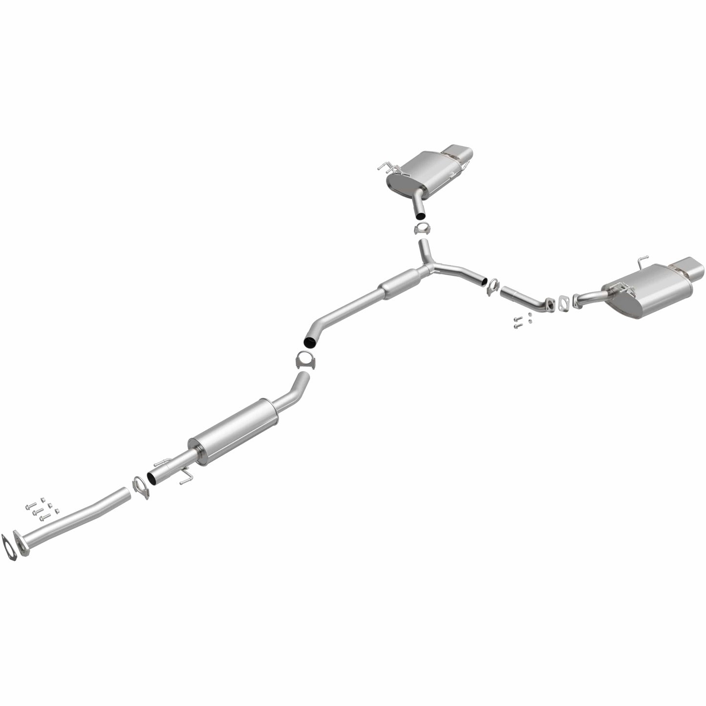 BRExhaust 2009-2014 Acura TL 3.5L Direct-Fit Replacement Exhaust System