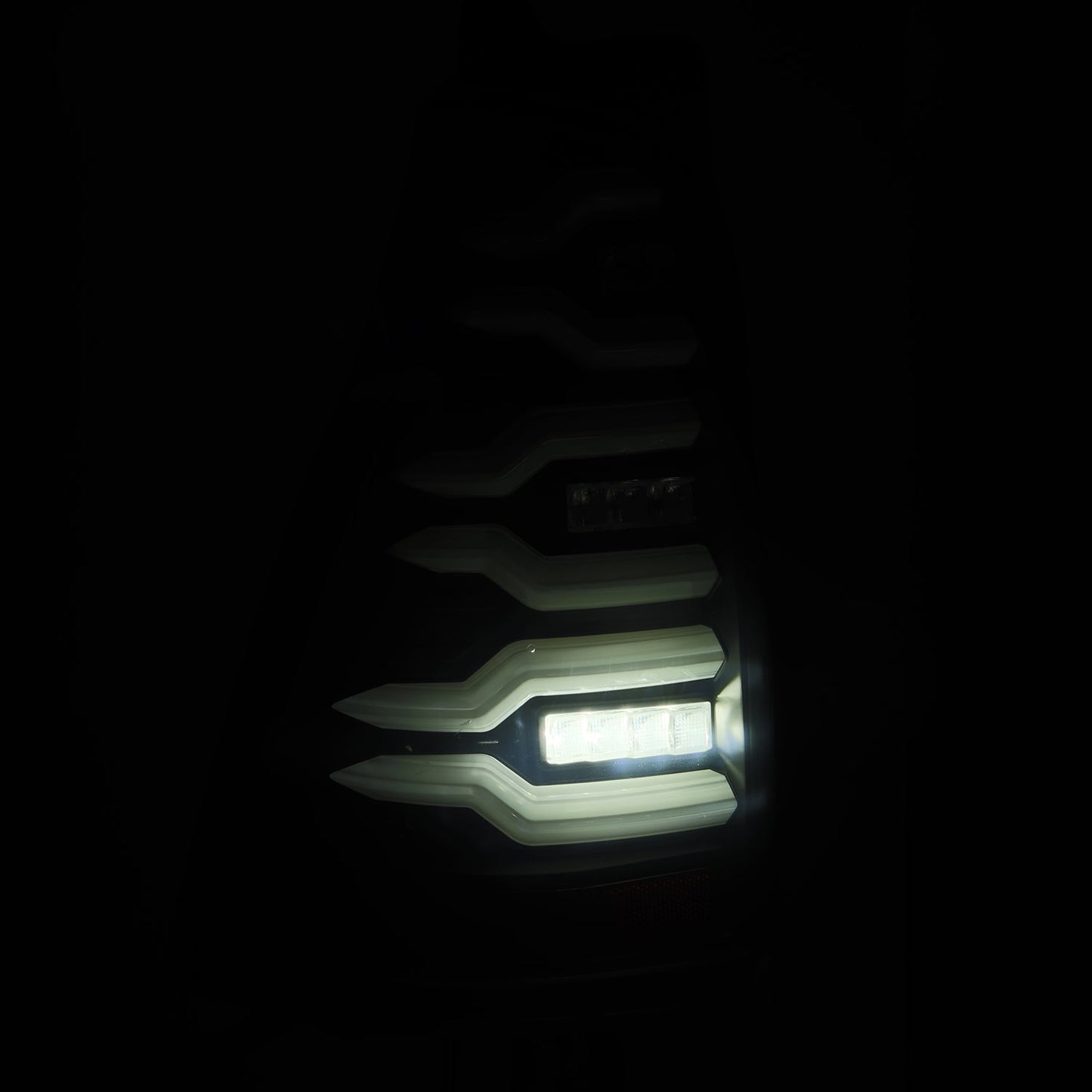 AlphaRex 03-09 Toyota 4Runner LUXX-Series LED Tail Lights Black