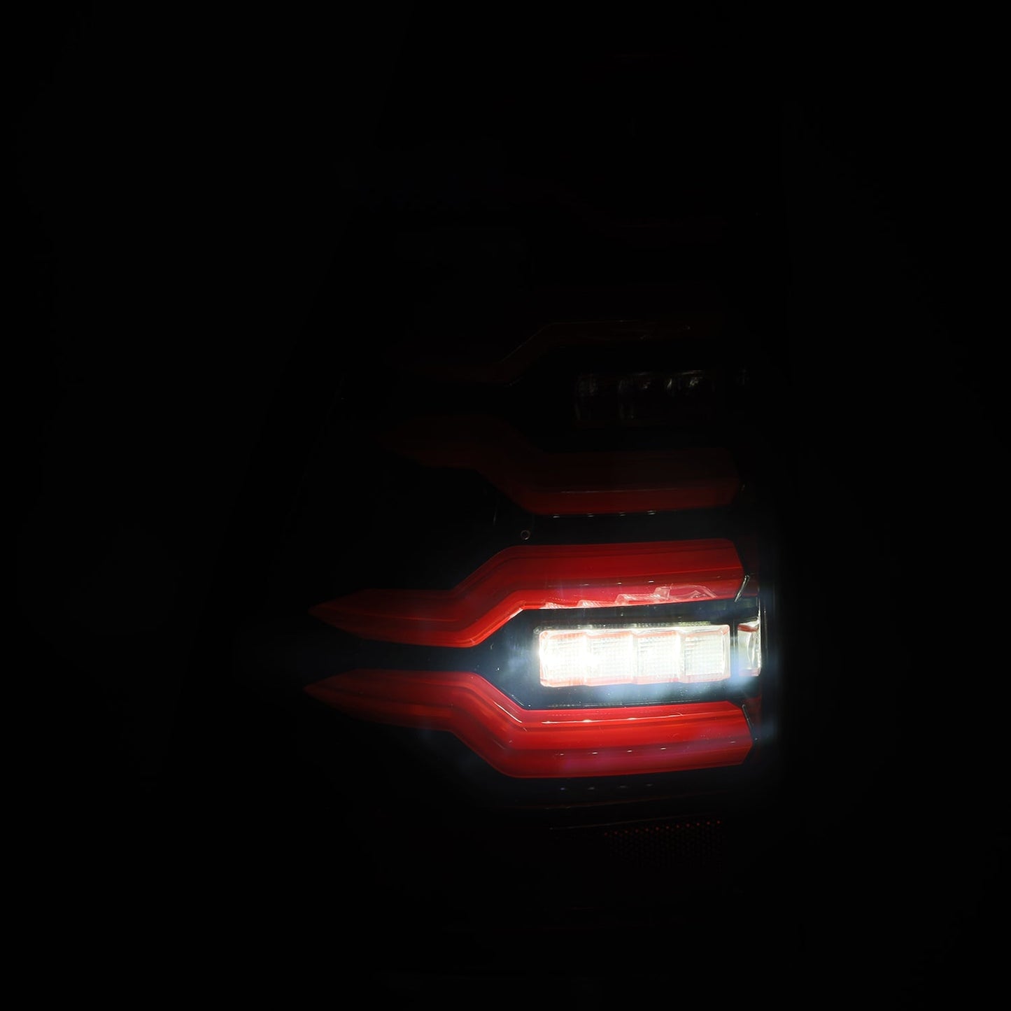 AlphaRex 03-09 Toyota 4Runner LUXX-Series LED Tail Lights Black Red