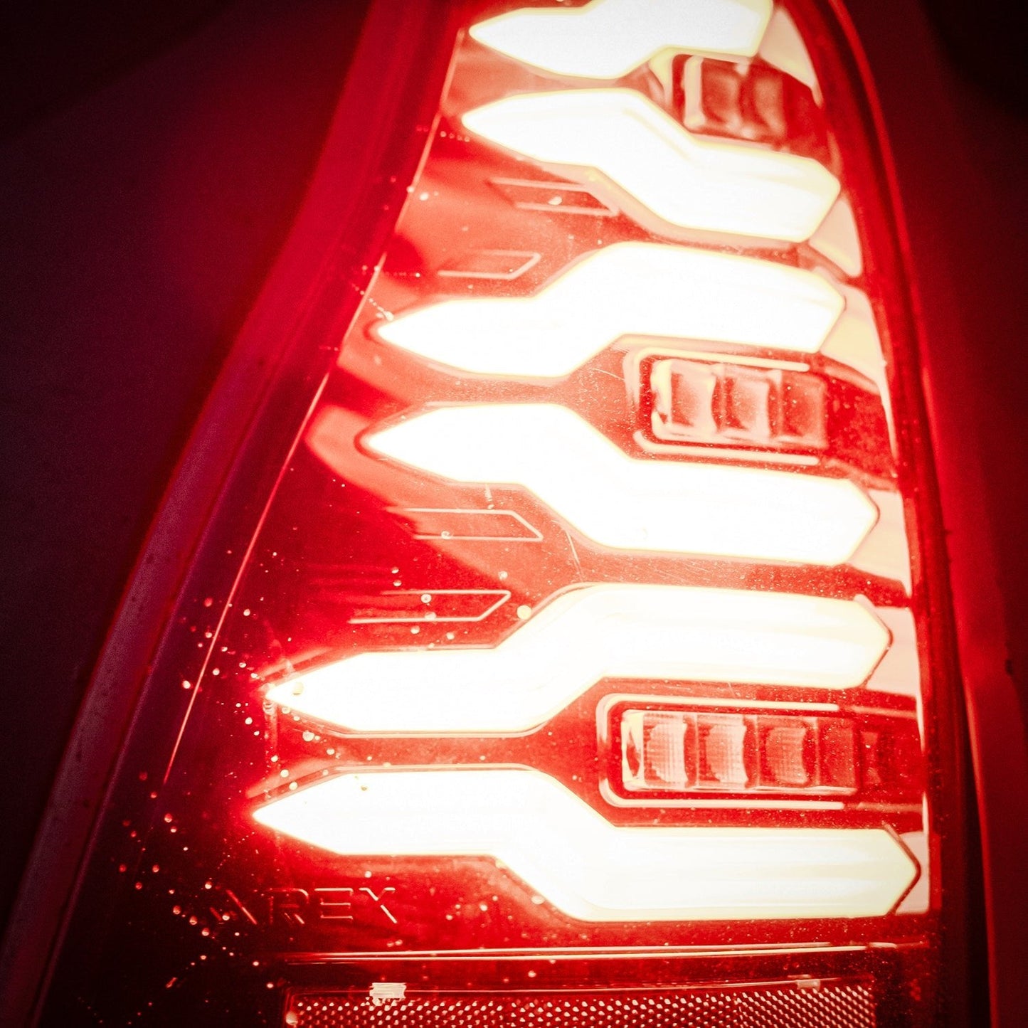 AlphaRex 03-09 Toyota 4Runner LUXX-Series LED Tail Lights Black Red