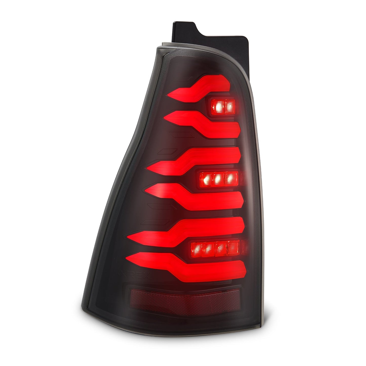 AlphaRex 03-09 Toyota 4Runner LUXX-Series LED Tail Lights Black Red