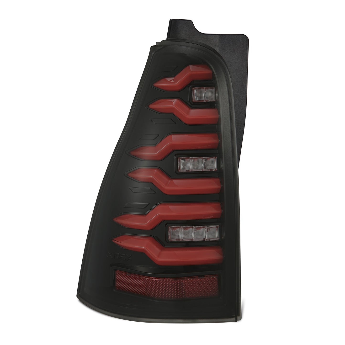 AlphaRex 03-09 Toyota 4Runner LUXX-Series LED Tail Lights Black Red