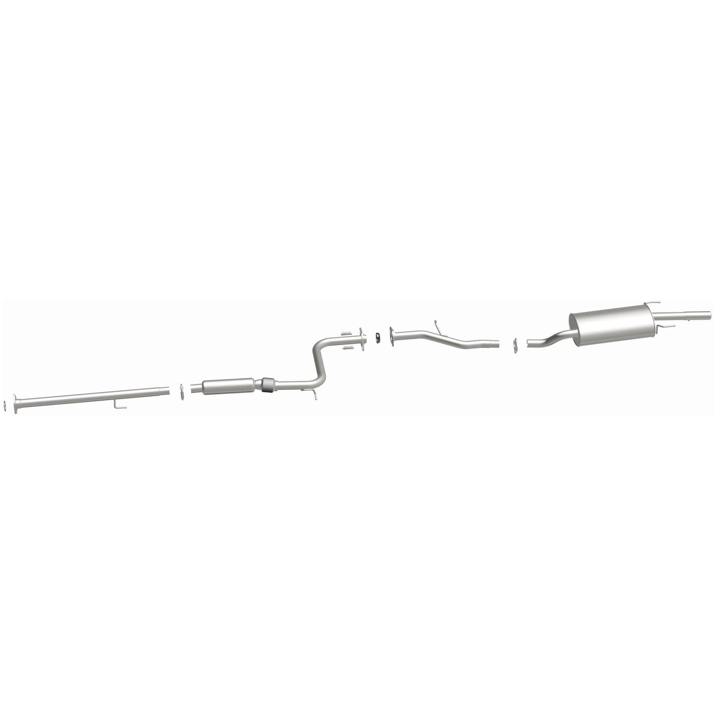 BRExhaust 1994-1997 Honda Accord 2.2L Direct-Fit Replacement Exhaust System