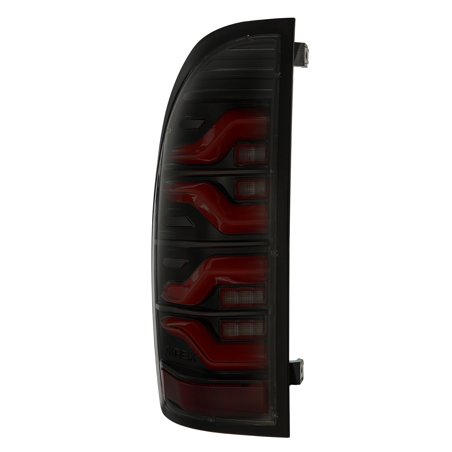 AlphaRex 05-15 Toyota Tacoma LUXX-Series LED Tail Lights Black-Red