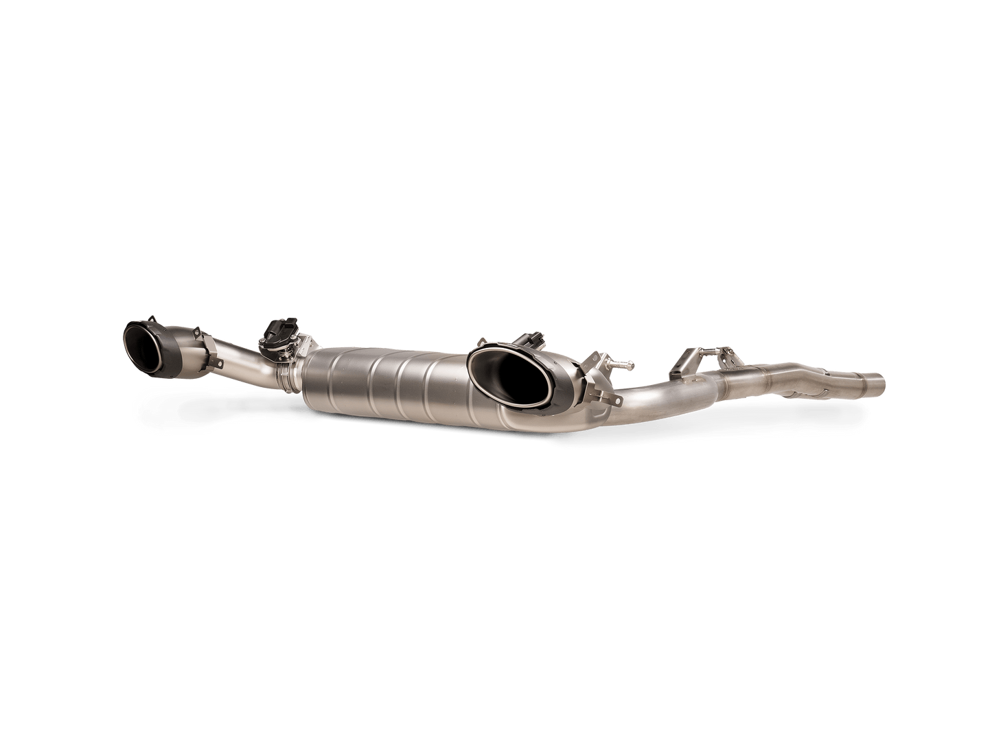 Akrapovic Evolution Line Cat Back (Titanium) w/Carbon Tips - Audi 2021+ 8Y S3 Sedan