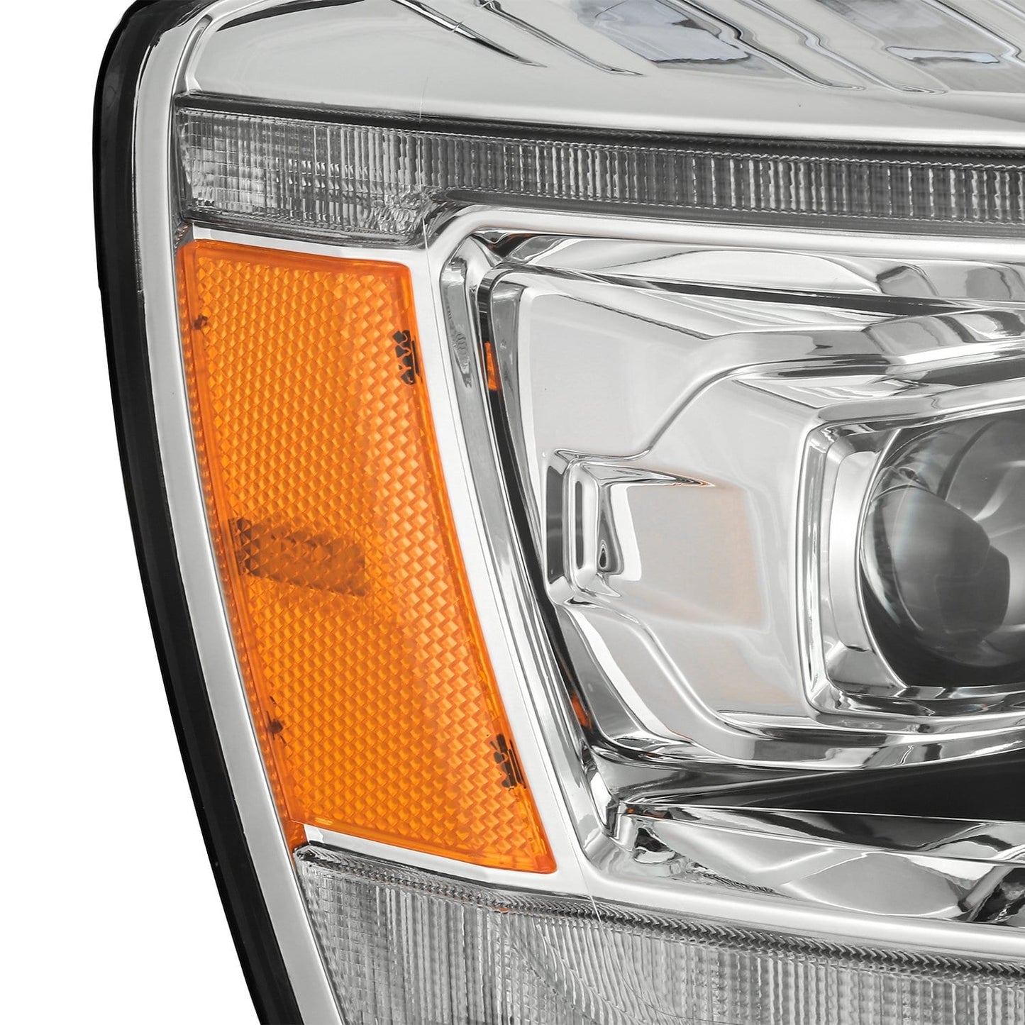 AlphaRex 06-08 Dodge Ram PRO-Series Halogen Projector Headlights Chrome