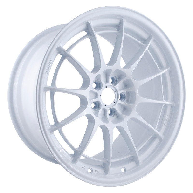 Enkei NT03+M 18x9.5 +40 5x114.3 Vanquish White-WheelFlip