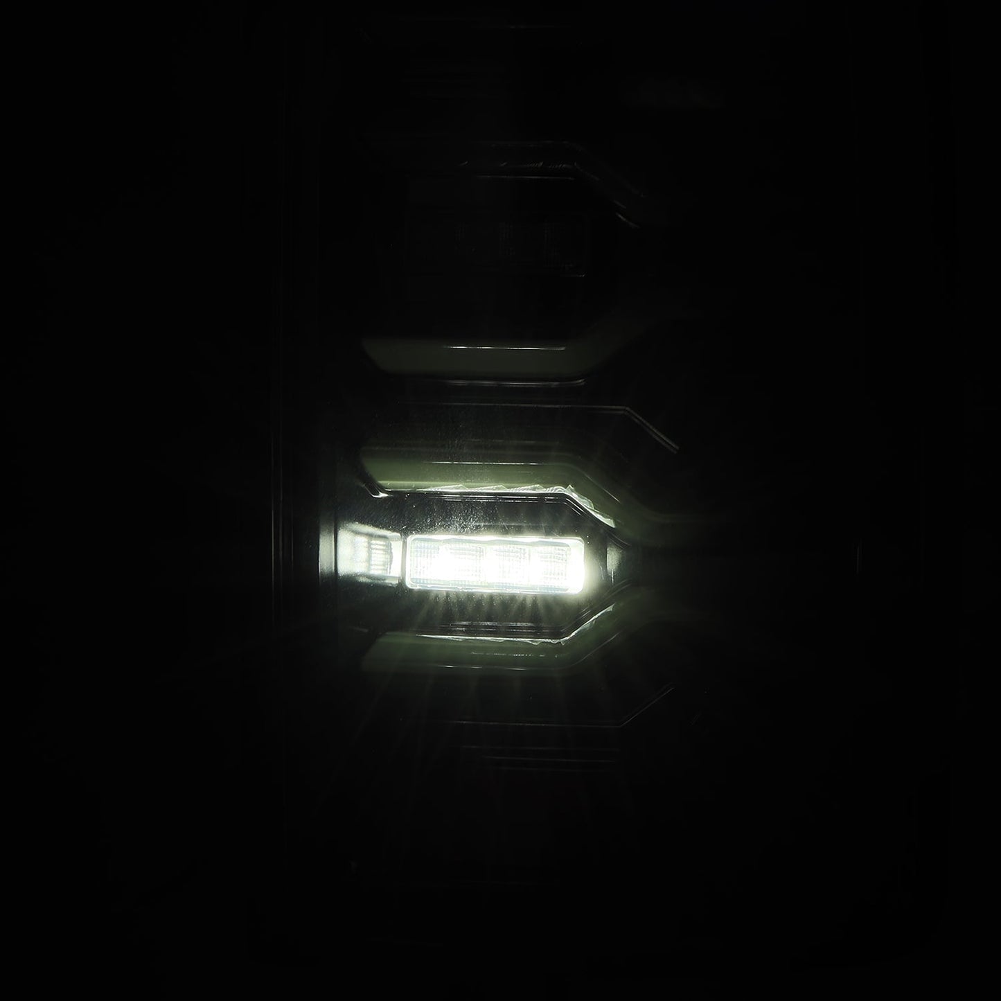AlphaRex 07-08 Dodge Ram 1500/07-09 Dodge Ram 2500/3500 Truck LUXX-Series LED Tail Lights Alpha-Black