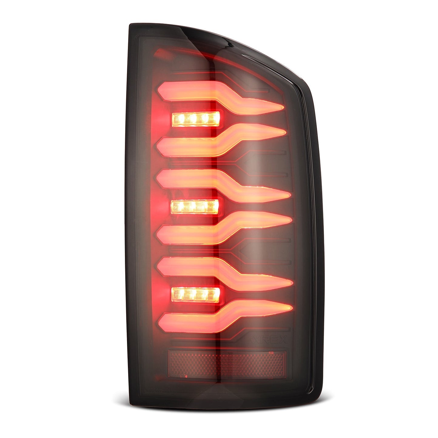 AlphaRex 07-08 Dodge Ram 1500/07-09 Dodge Ram 2500/3500 Truck LUXX-Series LED Tail Lights Black