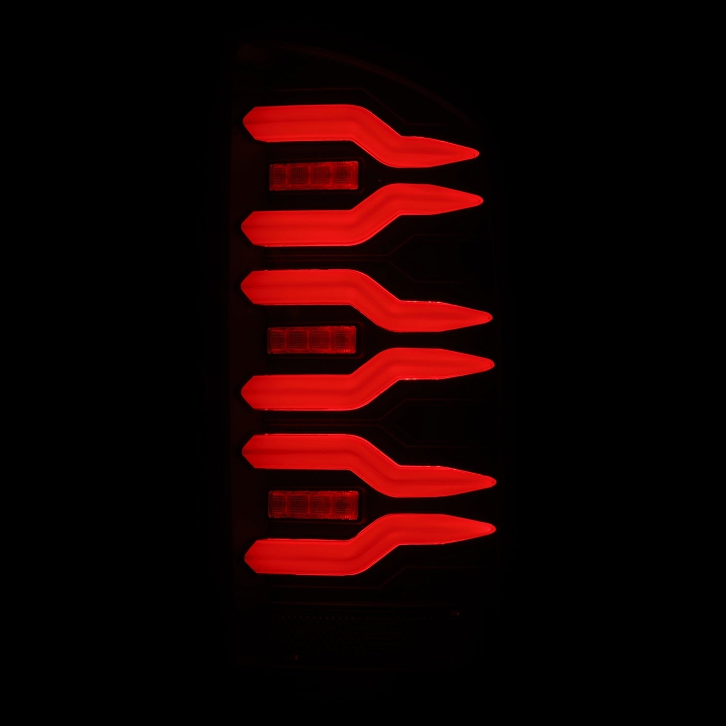 AlphaRex 07-08 Dodge Ram 1500/07-09 Dodge Ram 2500/3500 Truck LUXX-Series LED Tail Lights Black