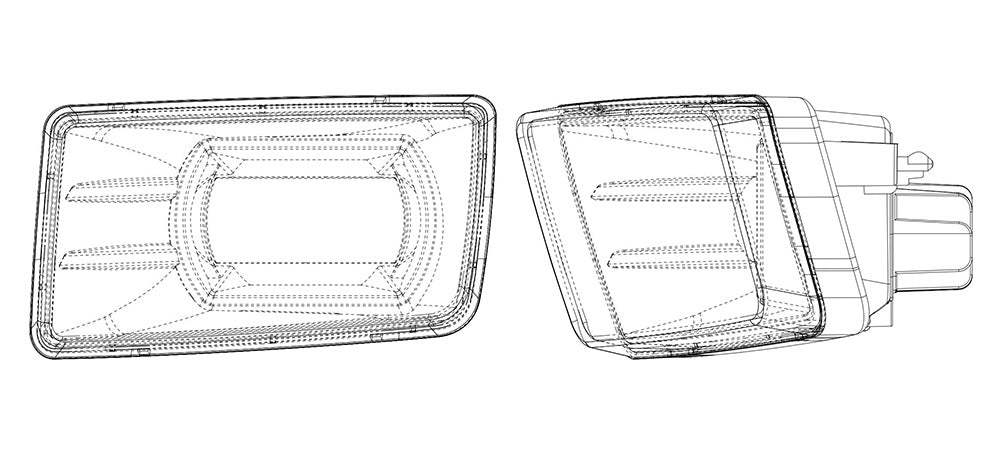 AlphaRex 07-13 Chevrolet Silverado/07-14 Tahoe/Avalanche/Suburban (4x4 package) DoubleTap Dual Color LED Projector Fog Lights