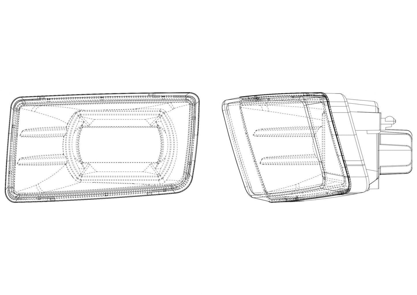 AlphaRex 07-13 Chevrolet Silverado/07-14 Tahoe/Avalanche/Suburban (4x4 package) DoubleTap Dual Color LED Projector Fog Lights