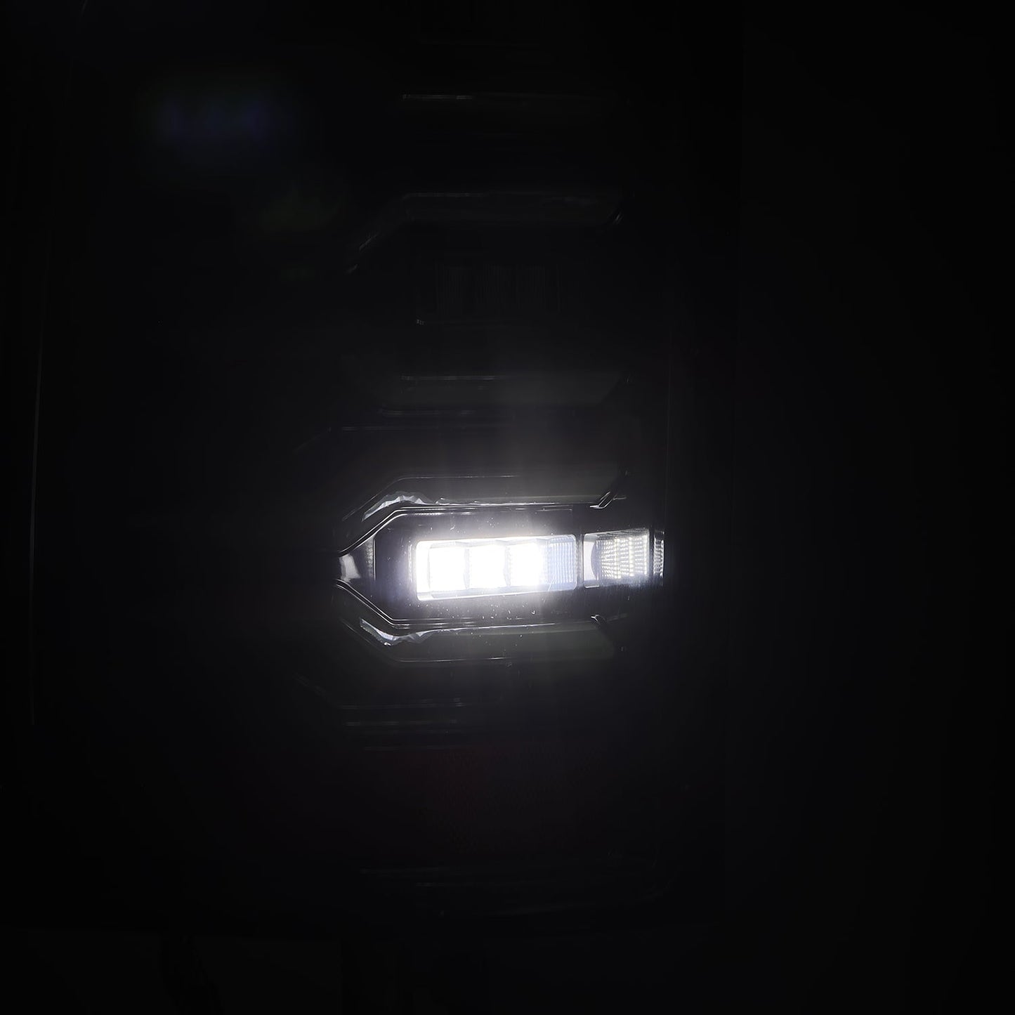 AlphaRex 07-13 Chevy Silverado LUXX-Series LED Tail Lights Alpha-Black