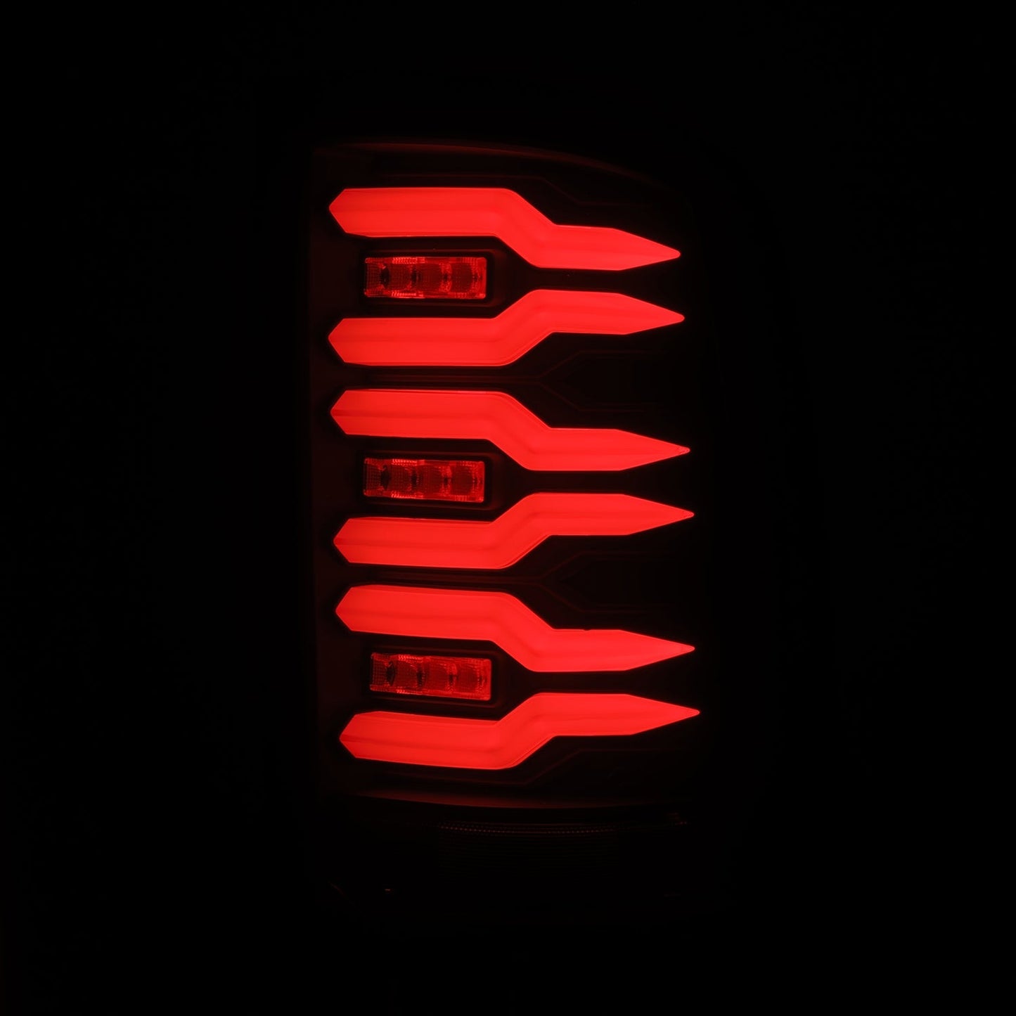 AlphaRex 07-13 GMC Sierra LUXX-Series LED Tail Lights Black
