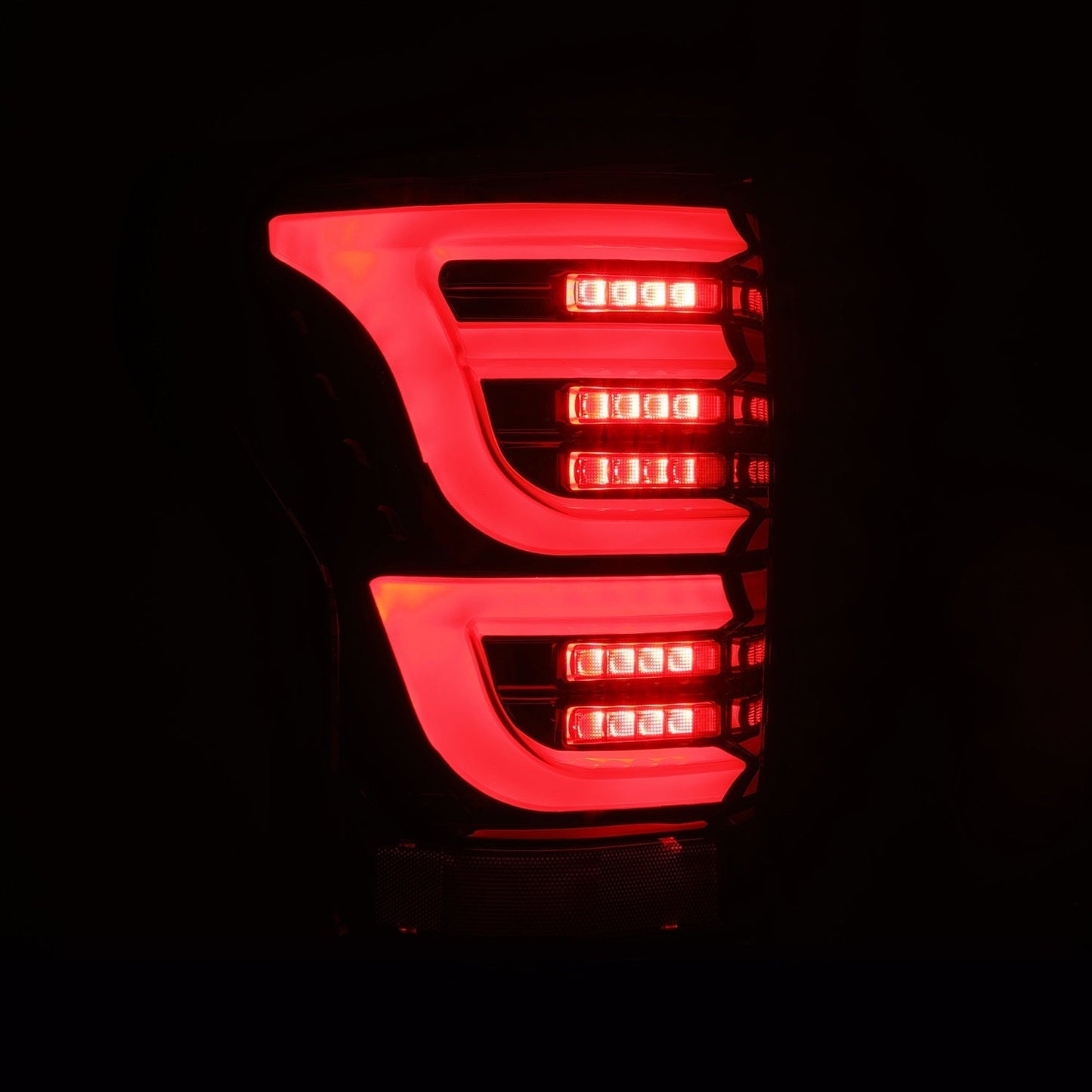 AlphaRex 07-13 Toyota Tundra LUXX-Series LED Tail Lights Alpha-Black