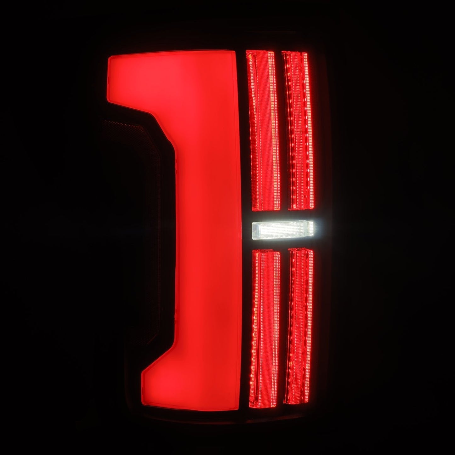 AlphaRex 07-13 Toyota Tundra NOVA-Series Prismatic LED Tail Lights Alpha-Black