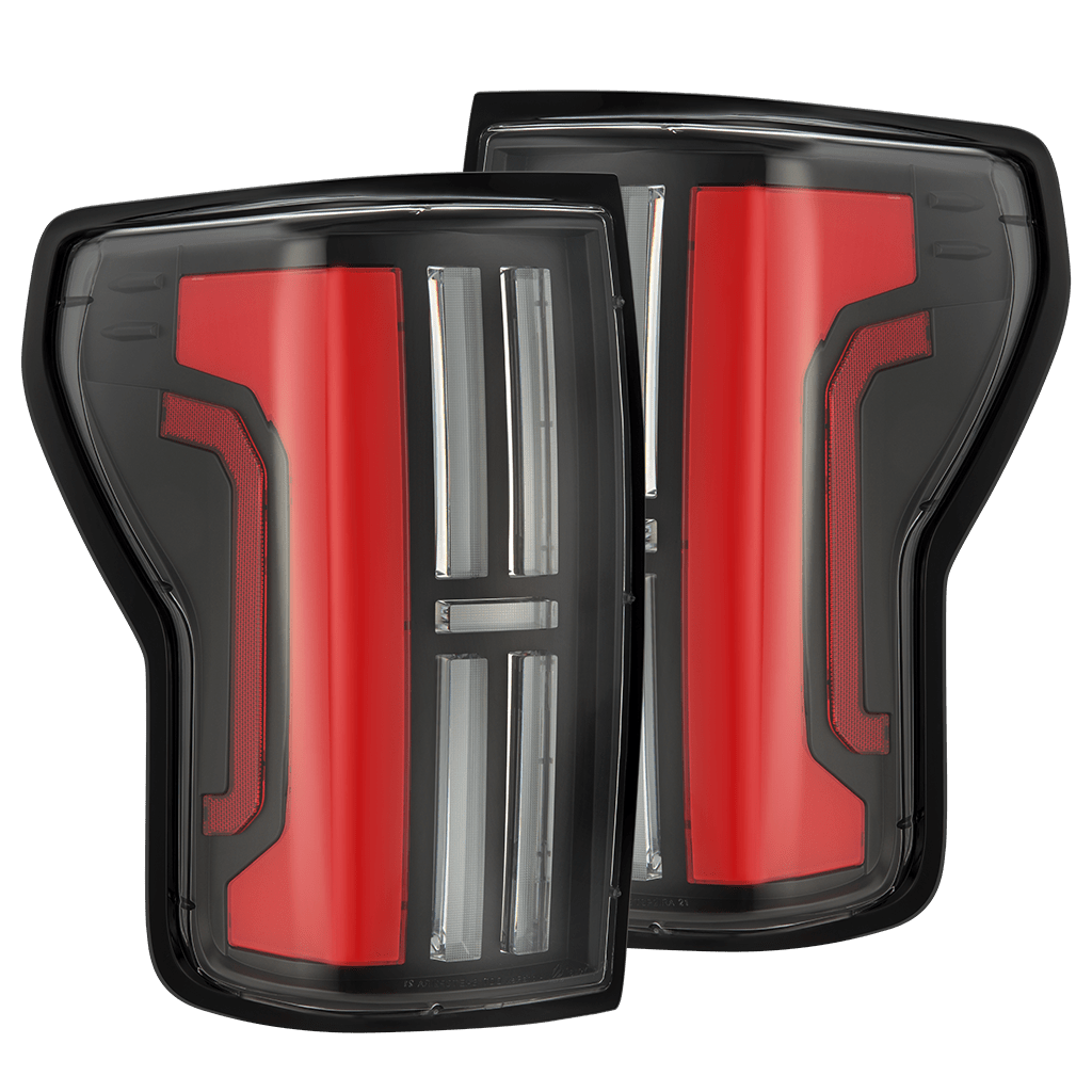 AlphaRex 07-13 Toyota Tundra NOVA-Series Prismatic LED Tail Lights Black-Red