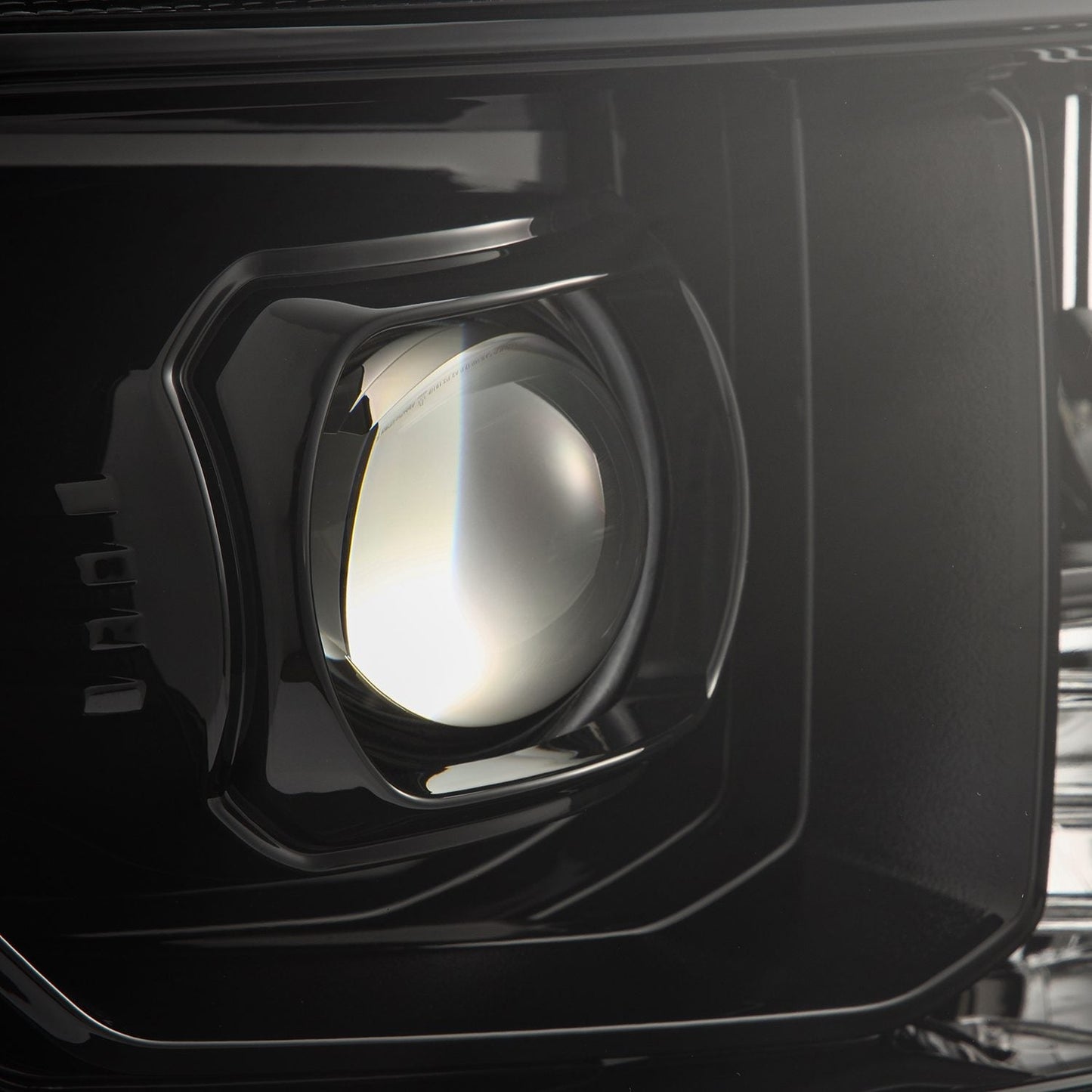 AlphaRex 07-13 Toyota Tundra/08-17 Toyota Sequoia MK II LUXX-Series LED Projector Headlights Alpha-Black (With Level Adjuster)
