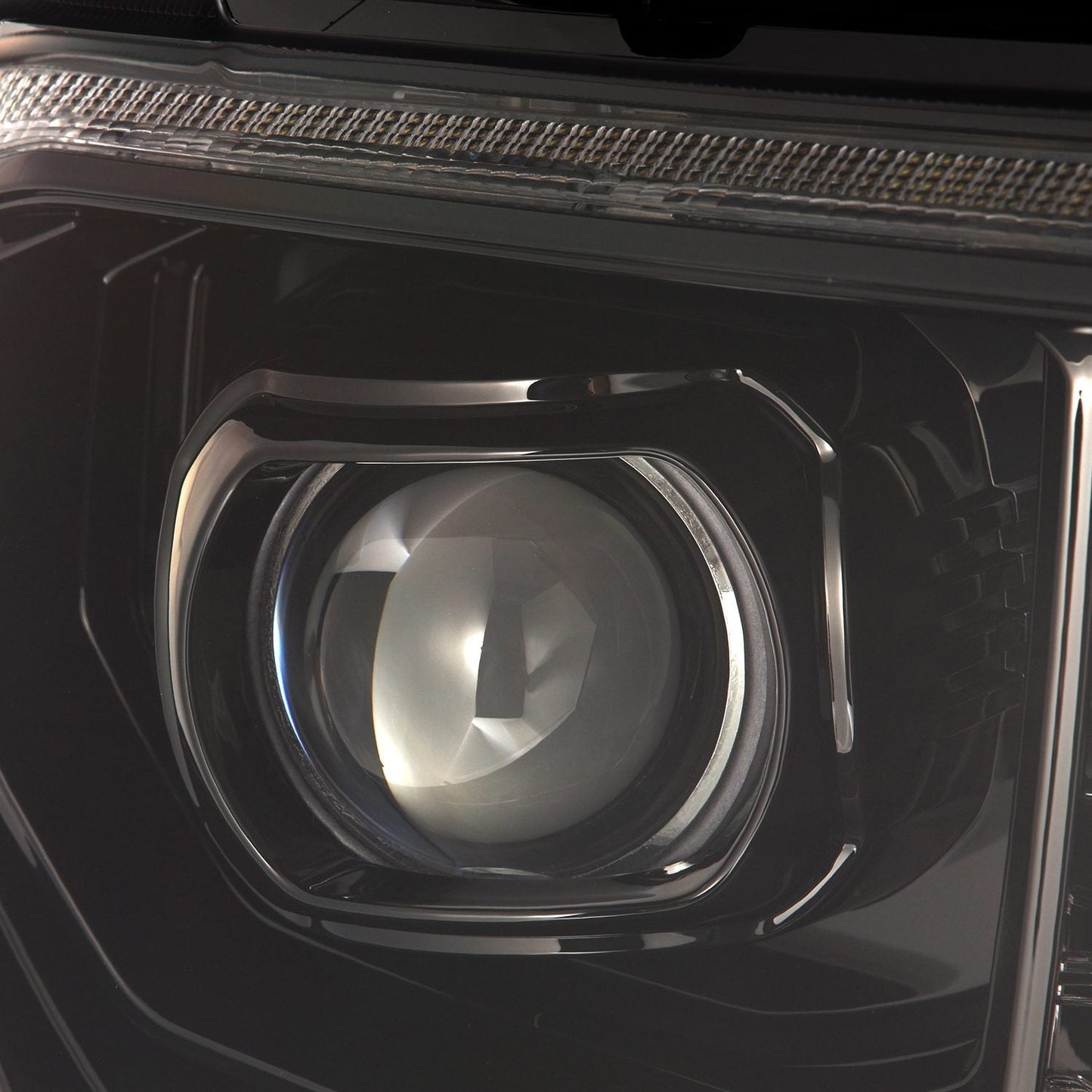 AlphaRex 07-13 Toyota Tundra/08-17 Toyota Sequoia MK II LUXX-Series LED Projector Headlights Black (With Level Adjuster)
