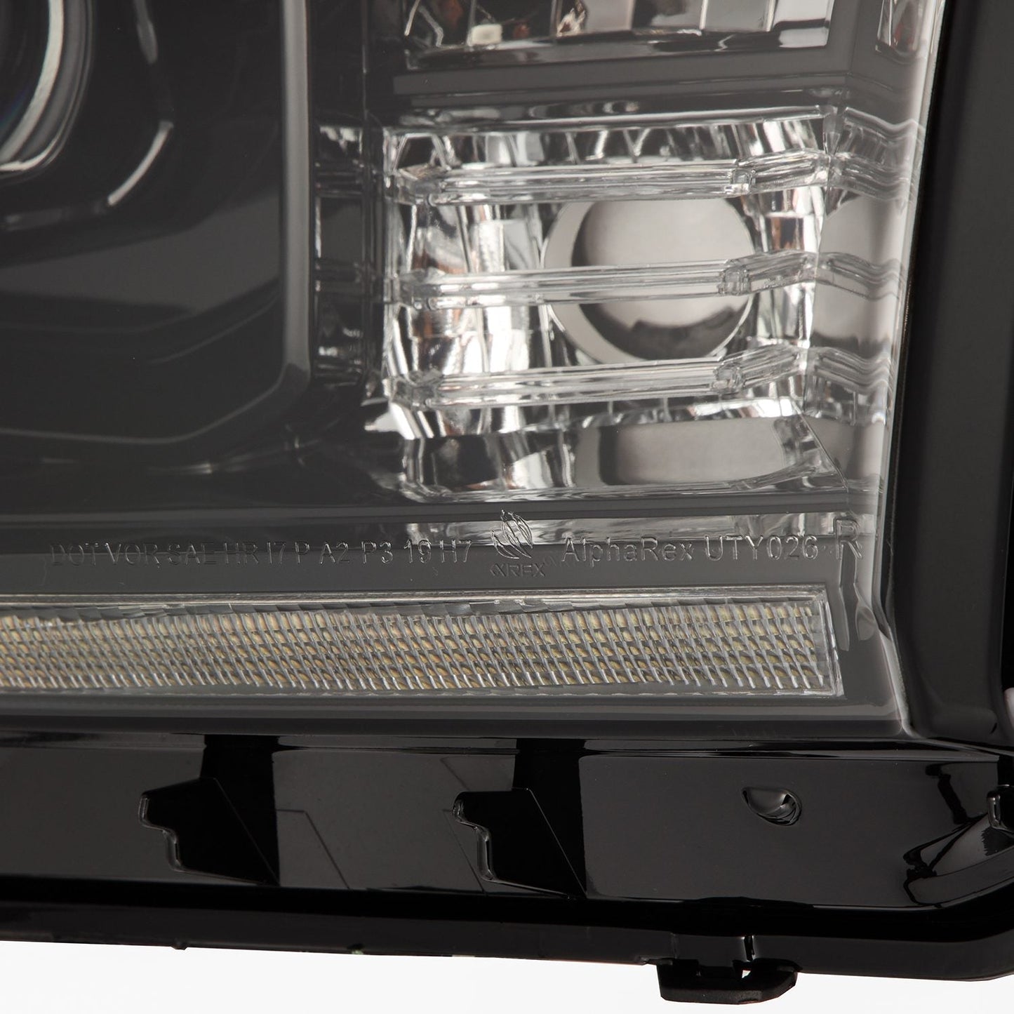 AlphaRex 07-13 Toyota Tundra/08-17 Toyota Sequoia MK II LUXX-Series LED Projector Headlights Black (With Level Adjuster)
