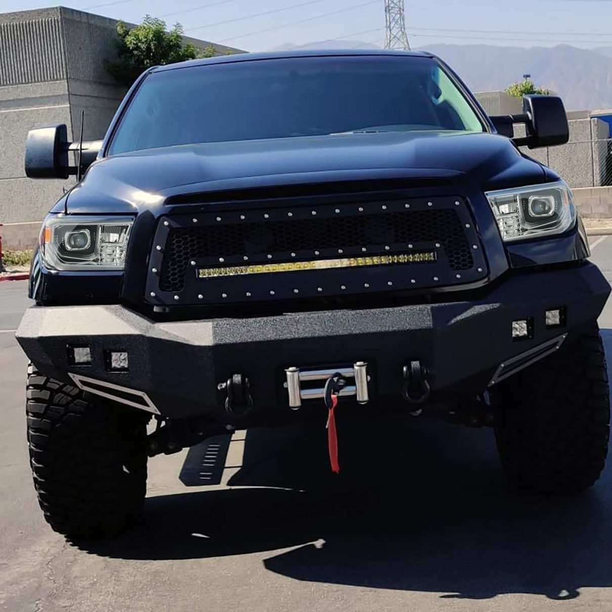 AlphaRex 07-13 Toyota Tundra/08-17 Toyota Sequoia MK II LUXX-Series LED Projector Headlights Chrome (With Level Adjuster)