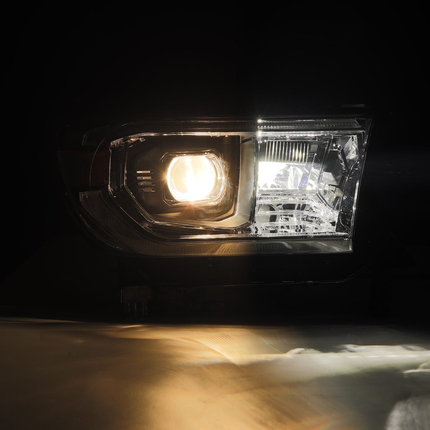 AlphaRex 07-13 Toyota Tundra/08-17 Toyota Sequoia MK II LUXX-Series LED Projector Headlights Chrome (With Level Adjuster)