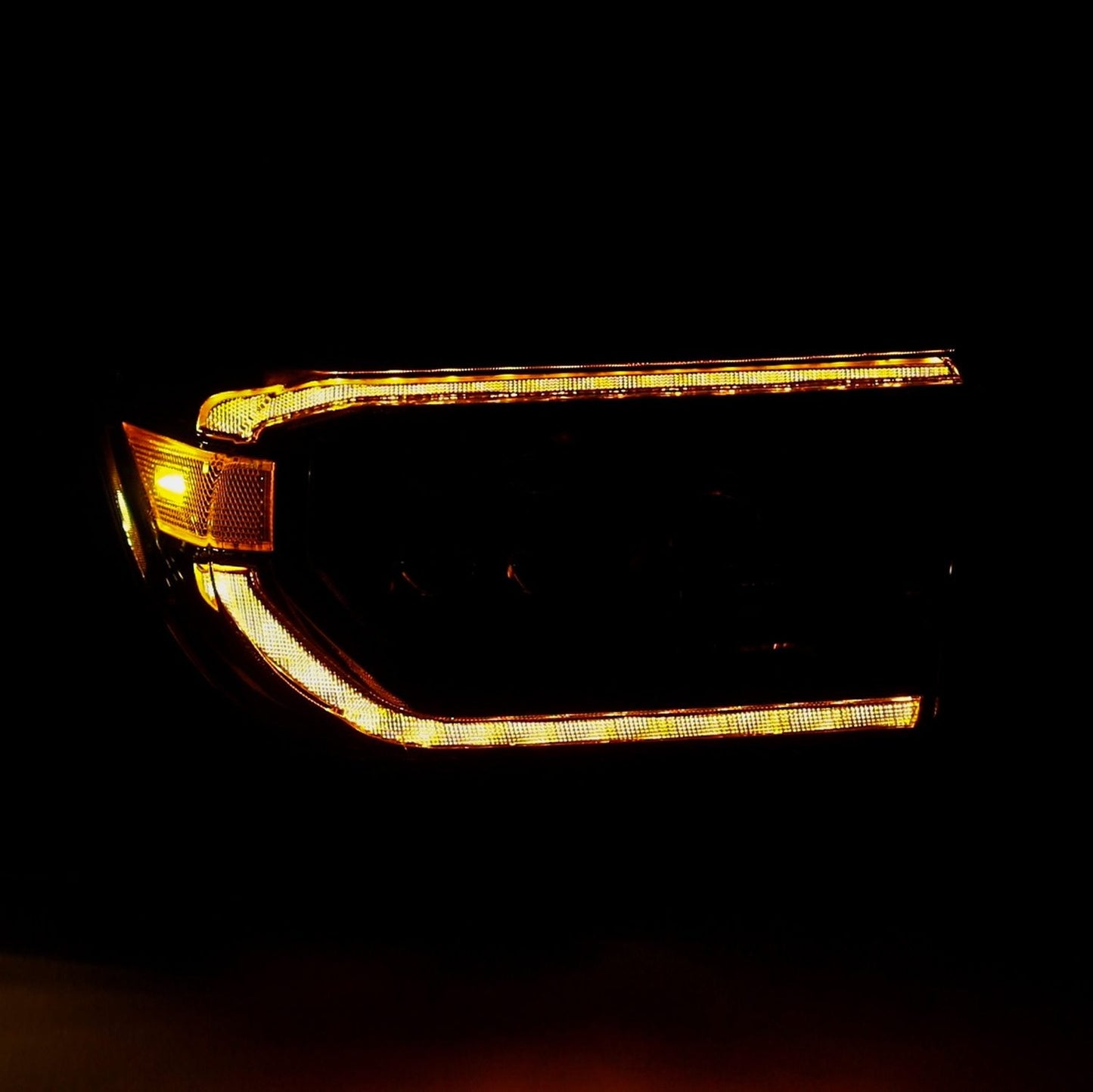AlphaRex 07-13 Toyota Tundra/08-17 Toyota Sequoia MK II NOVA-Series LED Projector Headlights Alpha-Black (With Level Adjuster)