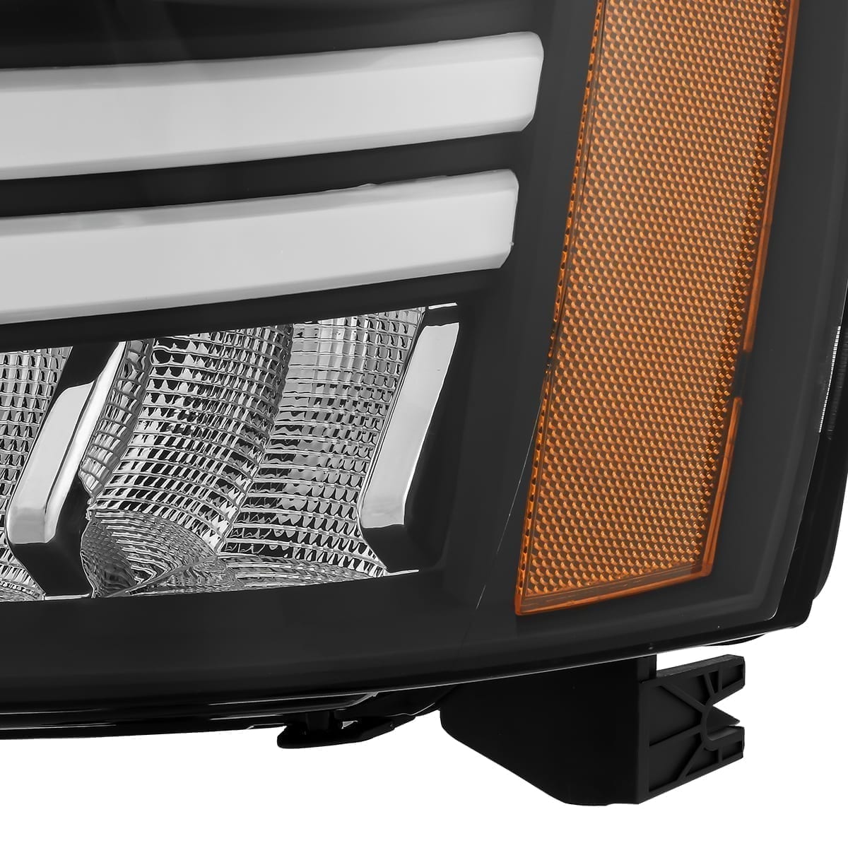 AlphaRex 07-14 Chevrolet Tahoe/Suburban/07-13 Avalanche NOVA-Series LED Projector Headlights Black