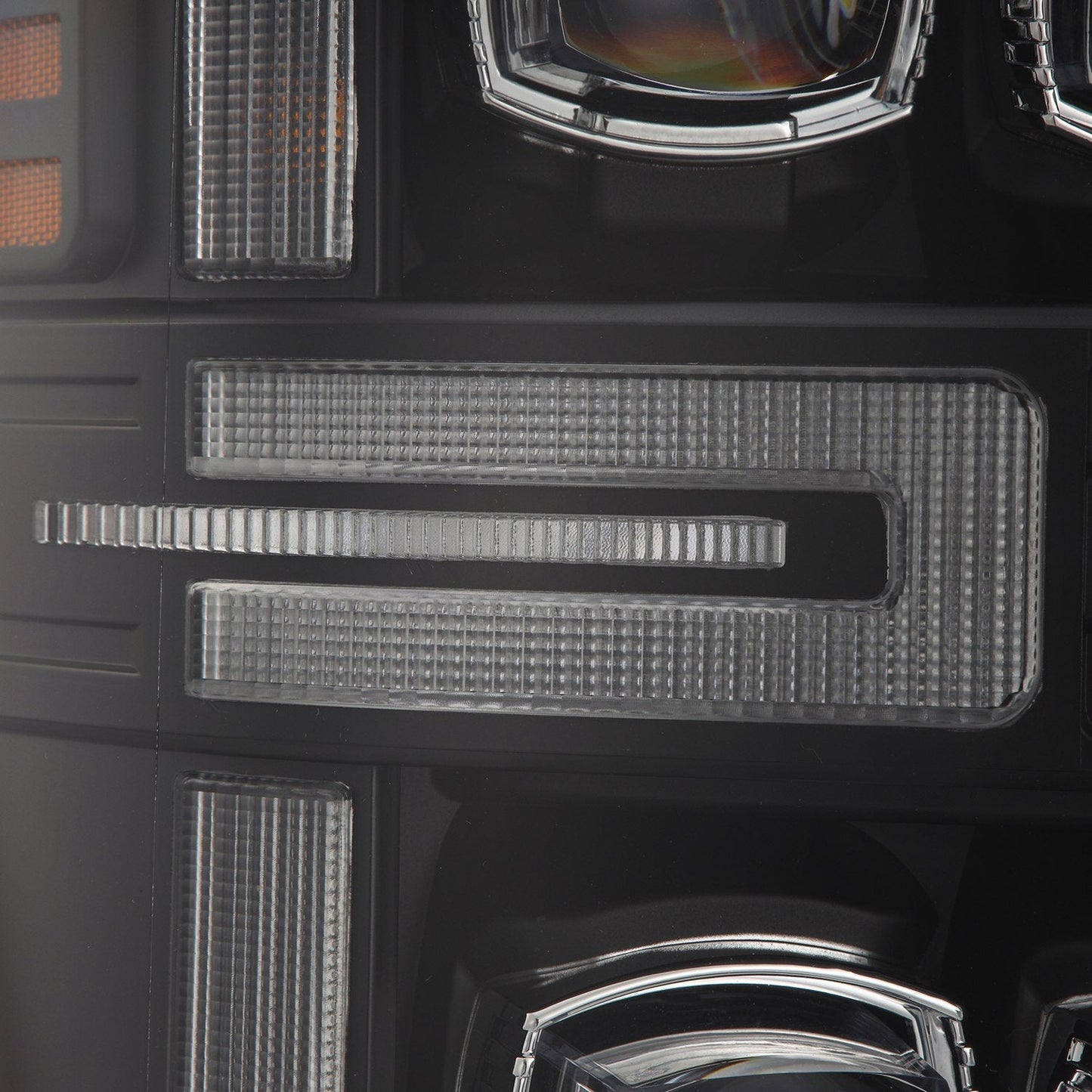 AlphaRex 08-10 Ford Super Duty/Excursion NOVA-Series LED Projector Headlights Black
