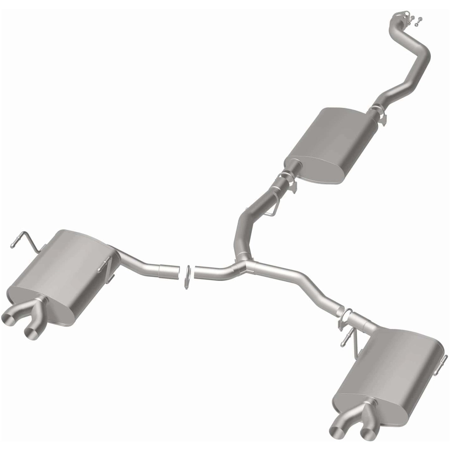 BRExhaust 2009-2012 GMC Acadia 3.6L Direct-Fit Replacement Exhaust System