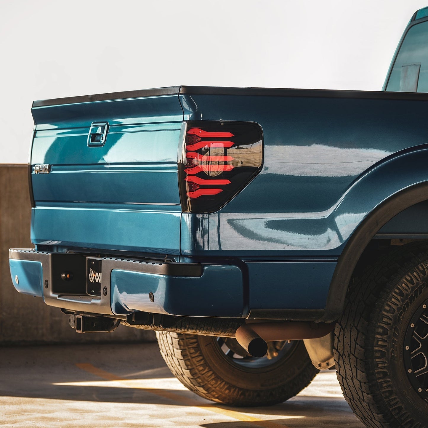 AlphaRex 09-14 Ford F150 LUXX-Series LED Tail Lights Alpha-Black