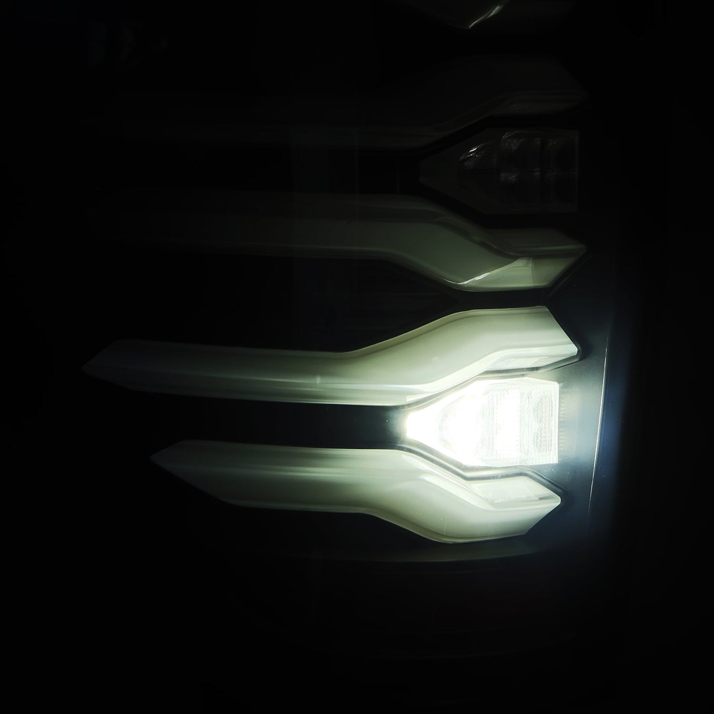 AlphaRex 09-14 Ford F150 LUXX-Series LED Tail Lights Alpha-Black