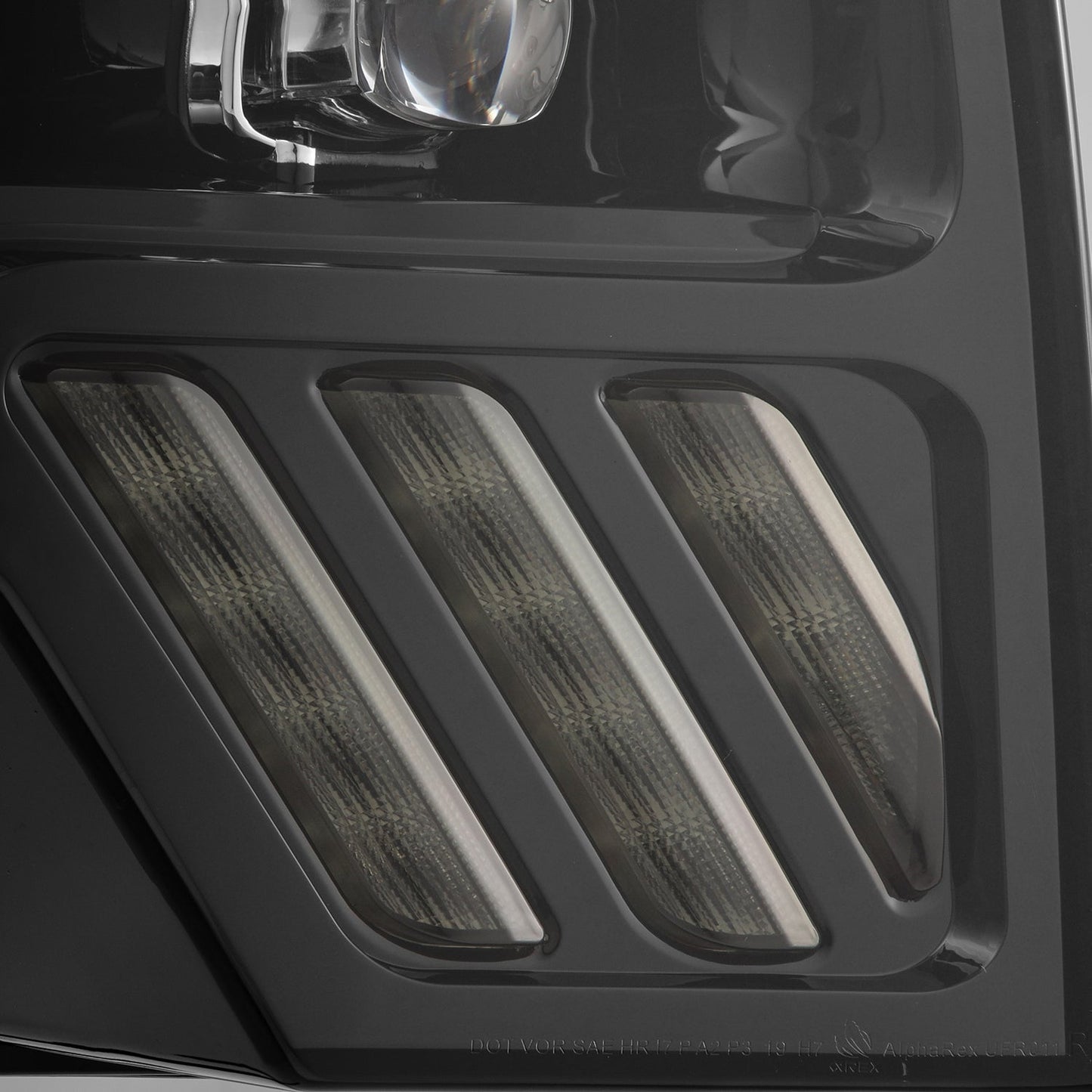 AlphaRex 09-14 Ford F150 MKII NOVA-Series LED Projector Headlights Alpha-Black