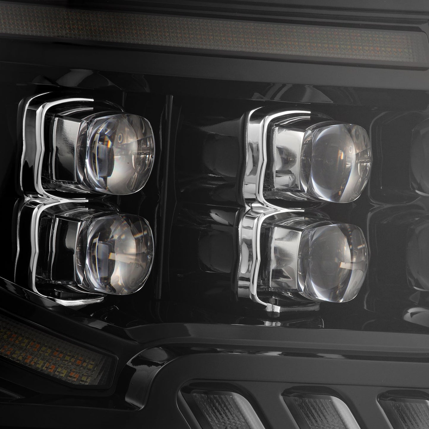 AlphaRex 09-14 Ford F150 MKII NOVA-Series LED Projector Headlights Alpha-Black