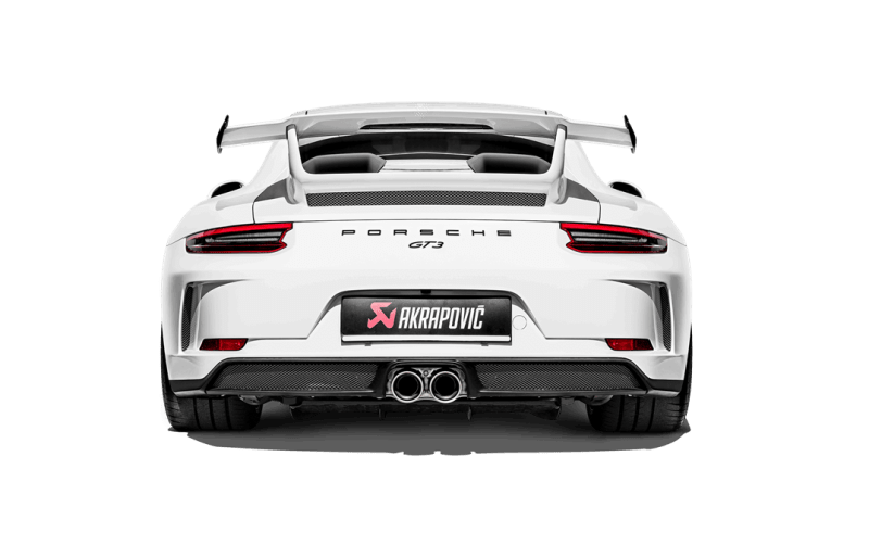 Akrapovic Porsche 911 GT3 (991.2) Slip-On Race Line (Titanium) w/Titanium Tail Pipe Set