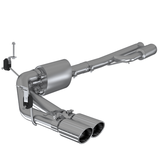MBRP 2019+ Chevrolet Silverado 1500 4.5L/5.3L Pre-Axle Dual Side Exite w/ 4in OD Tip- T304