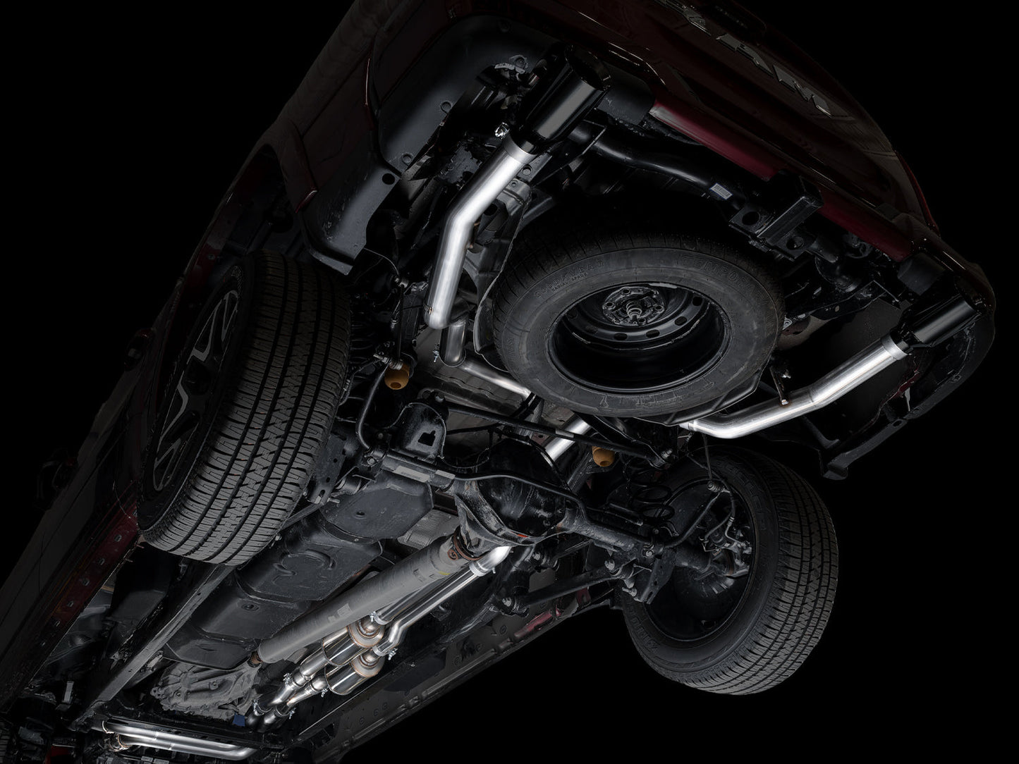 AWE Tuning 25+ RAM 1500 3.0TT 0FG Catback Touring Exhaust - Diamond Black Tips (3015-33530)