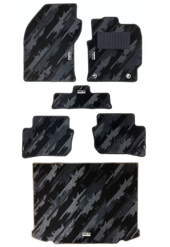 HKS Floor Mat (Monotone Oil Color - 6 Piece Set) - Toyota GR Corolla (GZEA14H) LHD 2023+