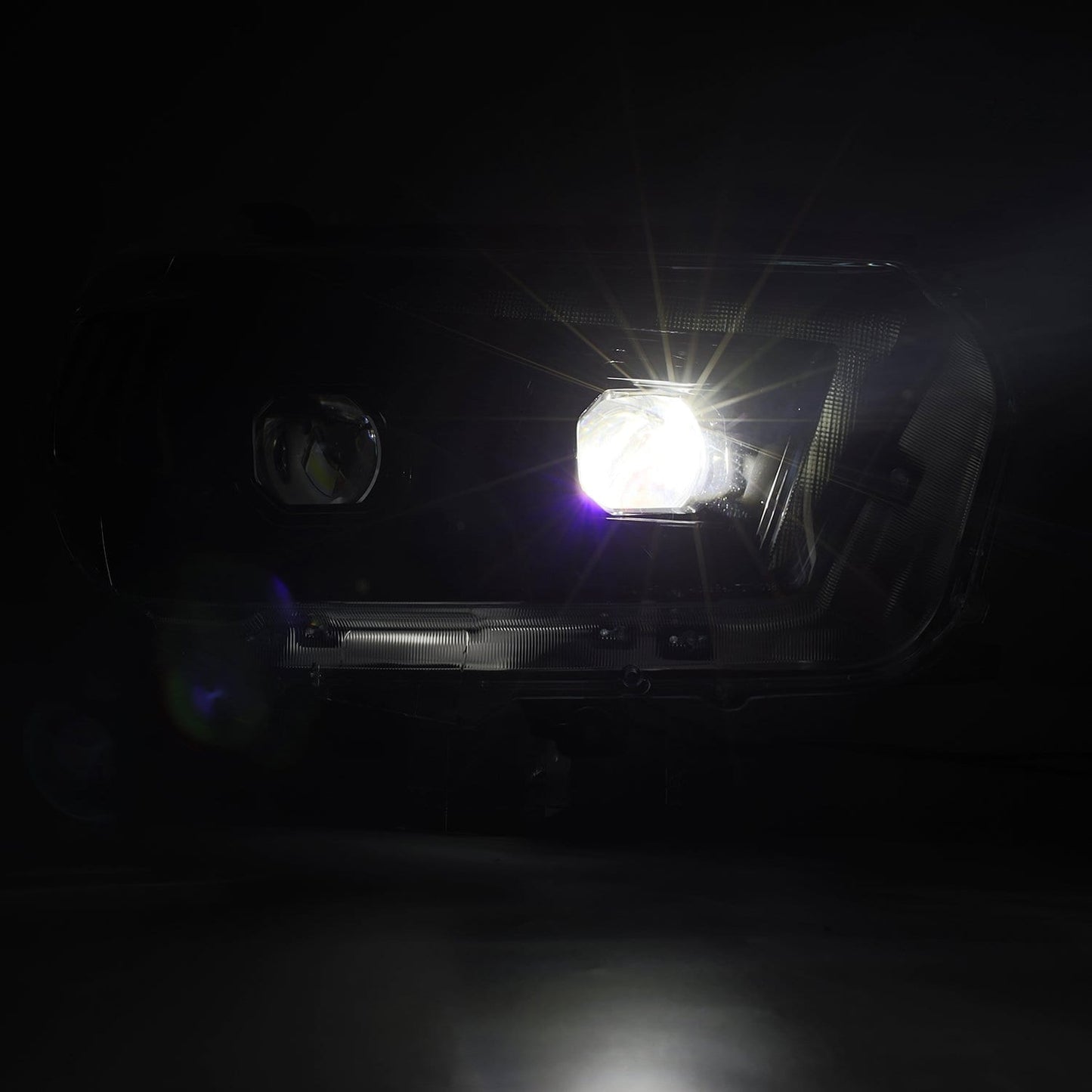 AlphaRex 10-13 Toyota 4Runner LUXX-Series Projector Headlights Alpha-Black
