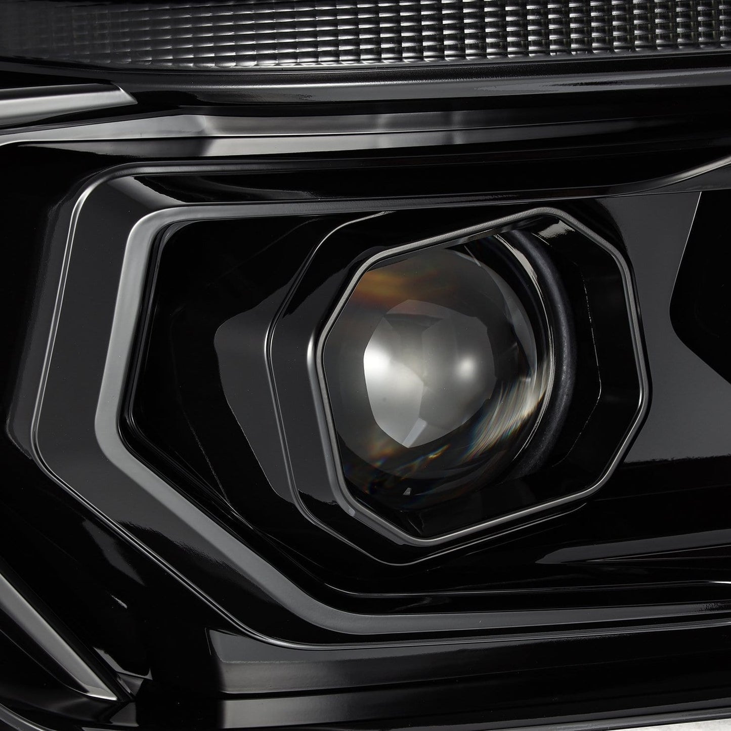 AlphaRex 10-13 Toyota 4Runner LUXX-Series Projector Headlights Alpha-Black