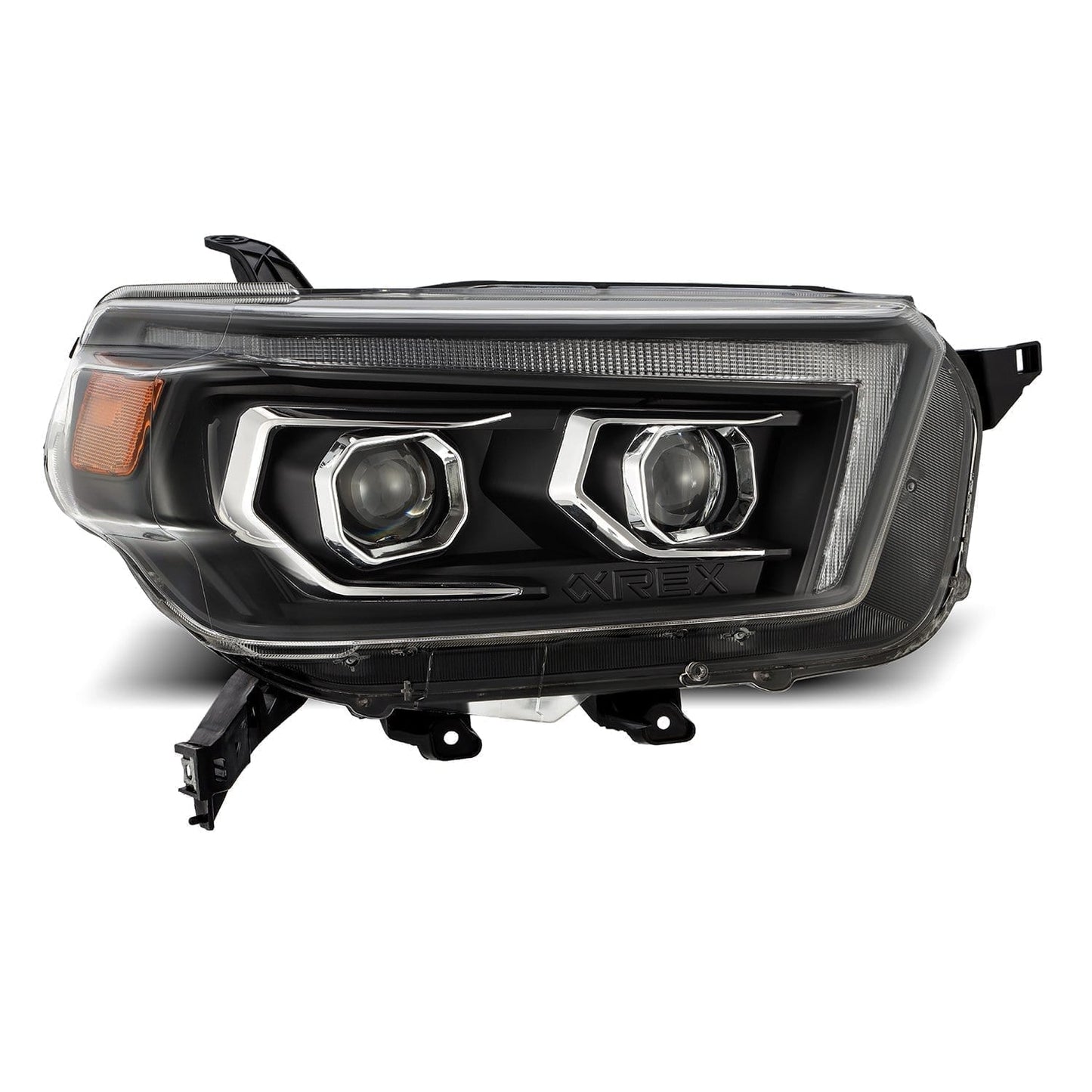 AlphaRex 10-13 Toyota 4Runner LUXX-Series Projector Headlights Black