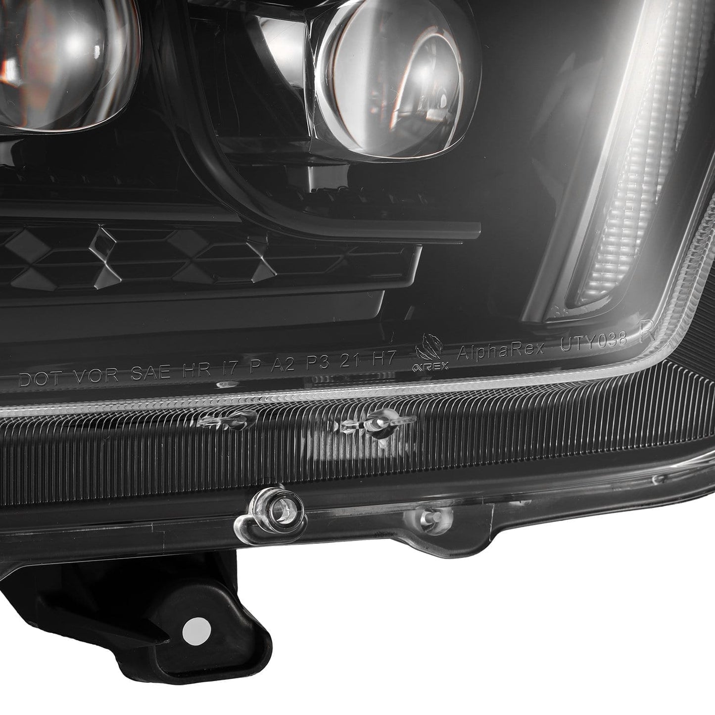 AlphaRex 10-13 Toyota 4Runner NOVA-Series LED Projector Headlights Alpha-Black