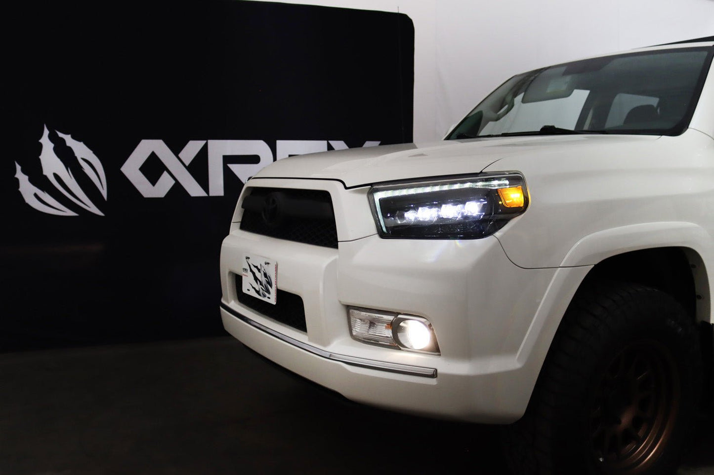 AlphaRex 10-13 Toyota 4Runner NOVA-Series LED Projector Headlights Black