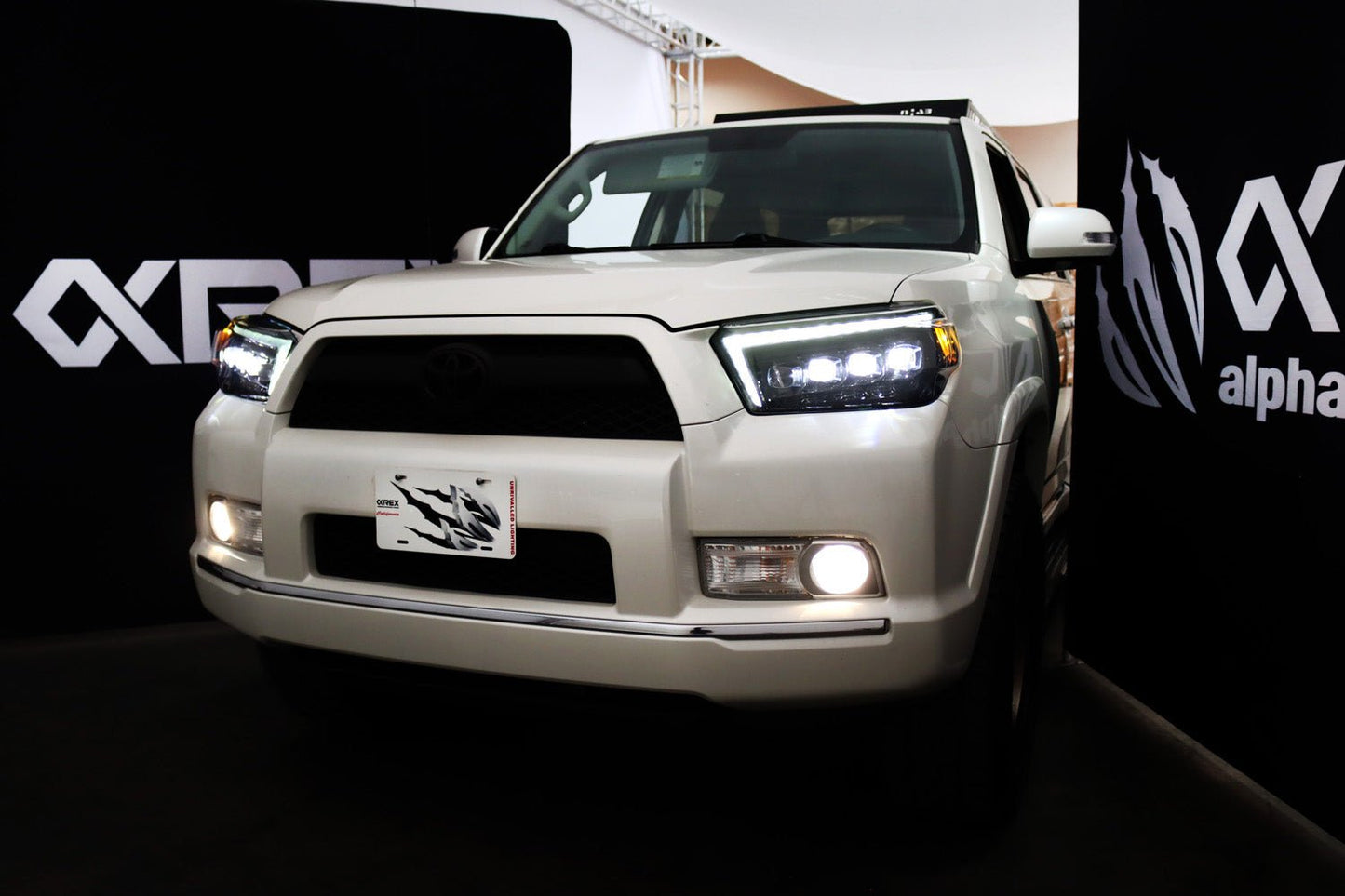 AlphaRex 10-13 Toyota 4Runner NOVA-Series LED Projector Headlights Black